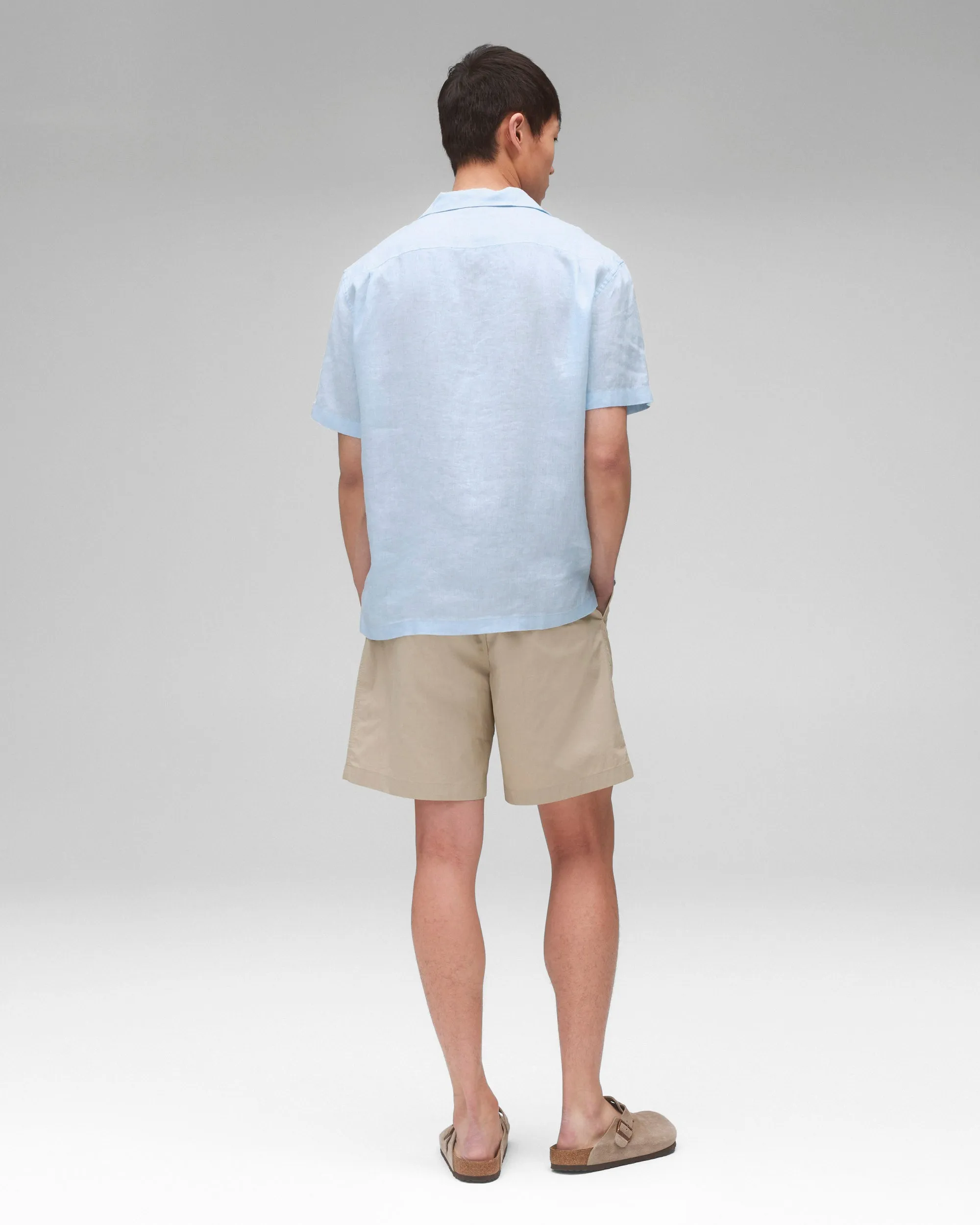 Linen Retreat Relaxed Camp Shirt sold by Reigning Champ product image thumbnail 5