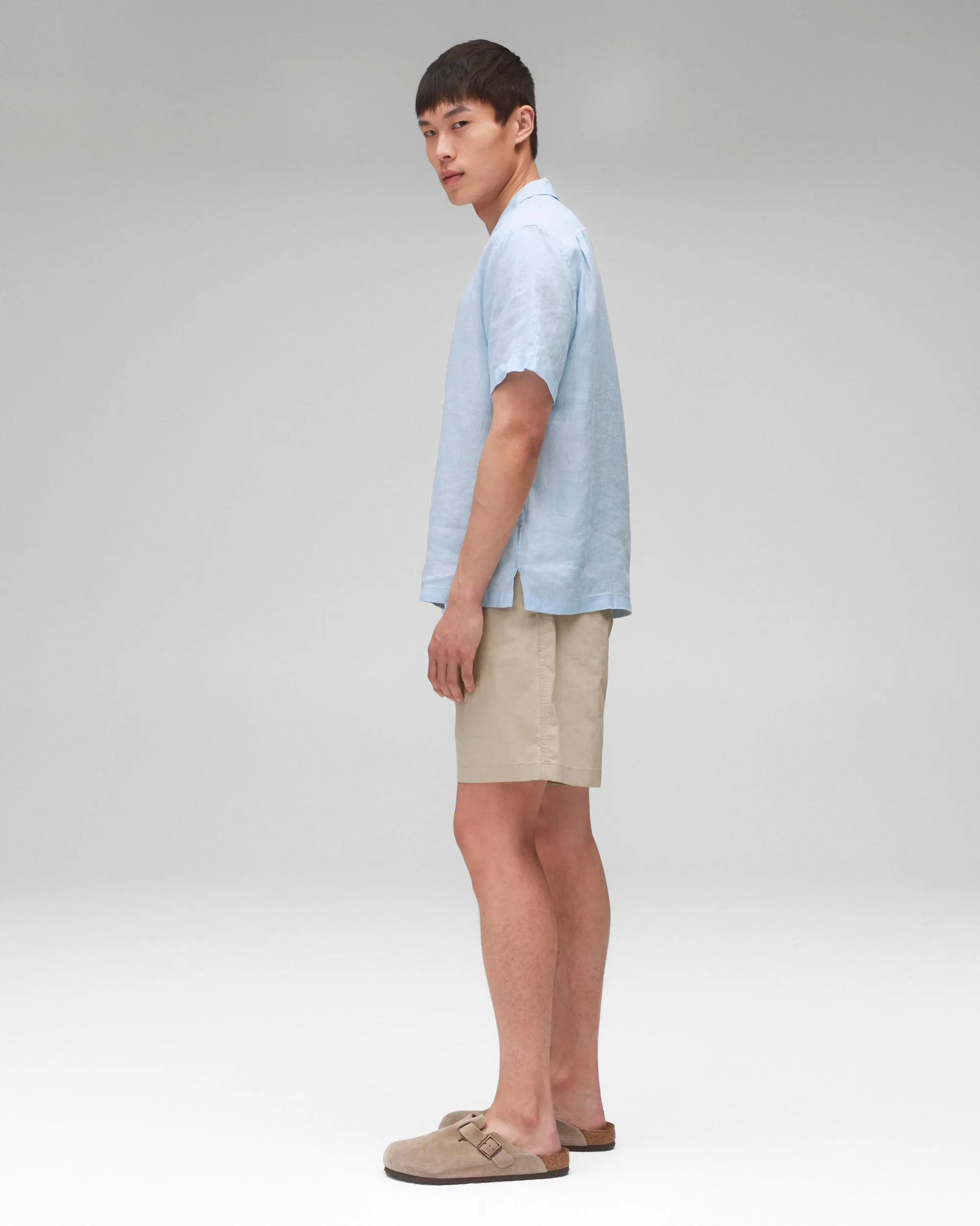 Linen Retreat Relaxed Camp Shirt sold by Reigning Champ product image thumbnail 4