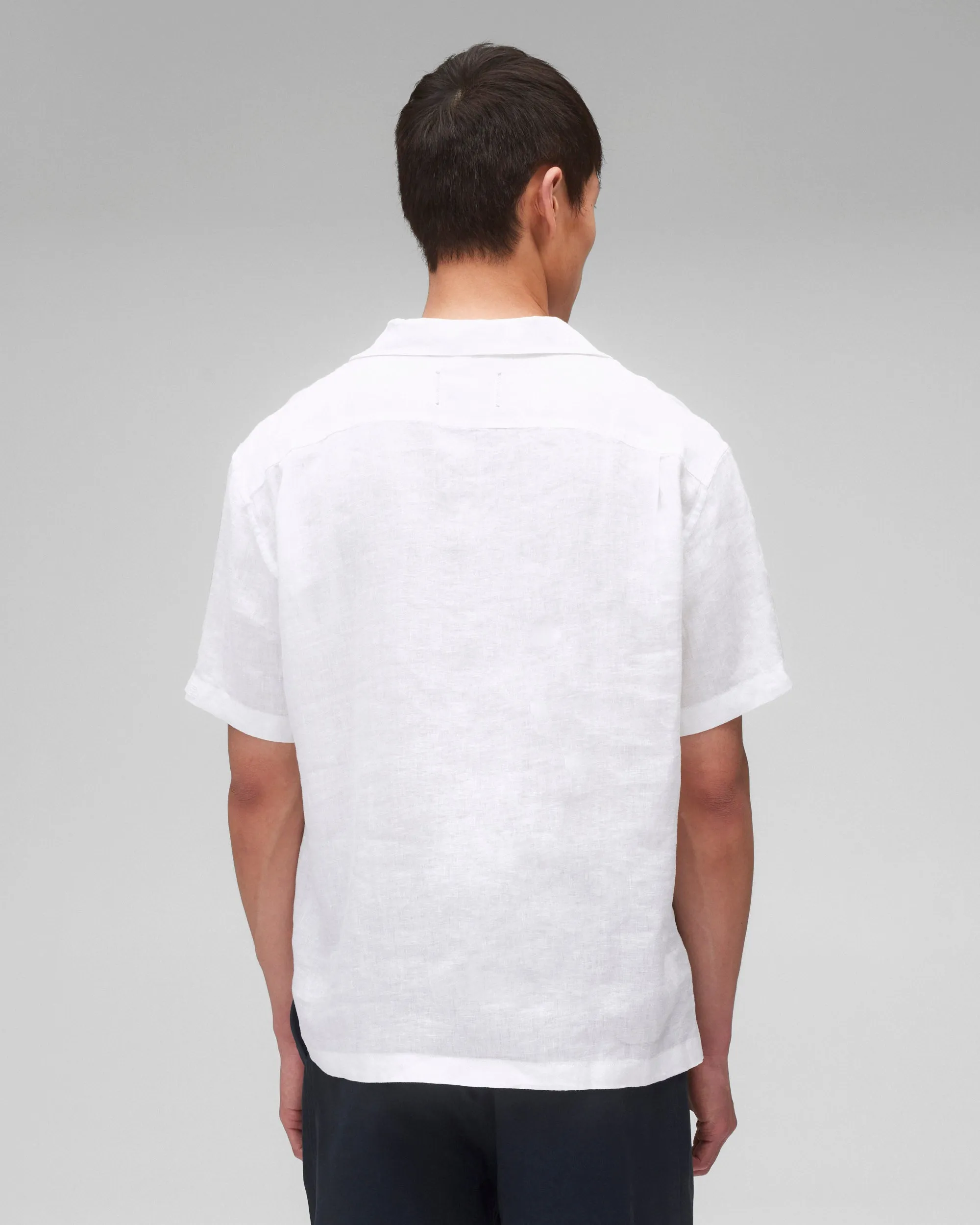 Linen Retreat Relaxed Camp Shirt sold by Reigning Champ product image thumbnail 5