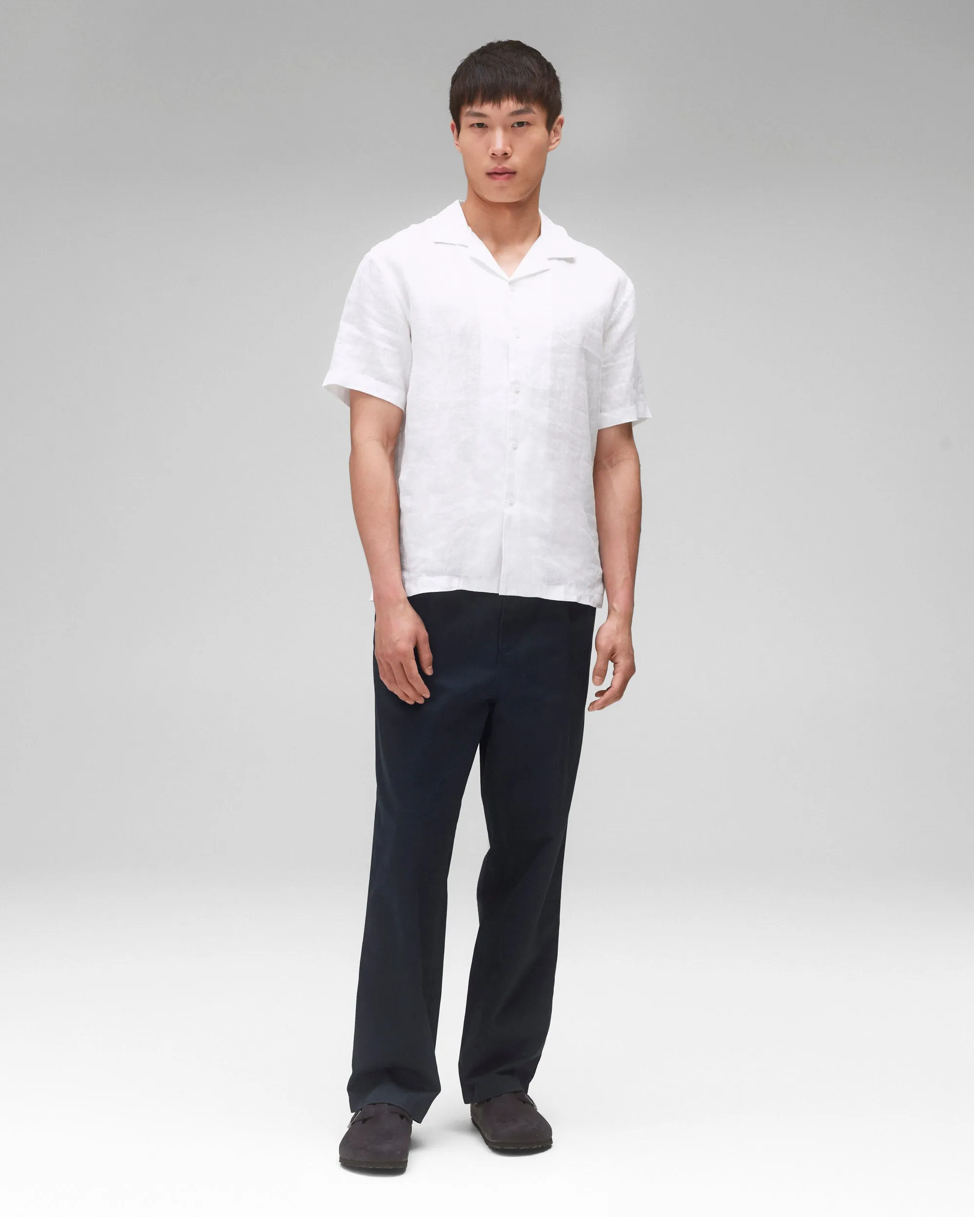 Linen Retreat Relaxed Camp Shirt sold by Reigning Champ product image thumbnail 3