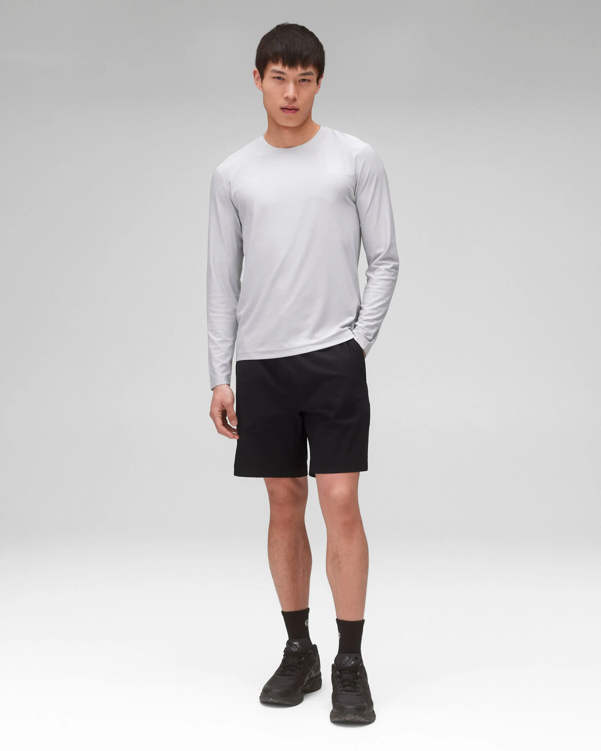 Stretch Jersey Rebound Standard Long Sleeve sold by Reigning Champ product image thumbnail 3