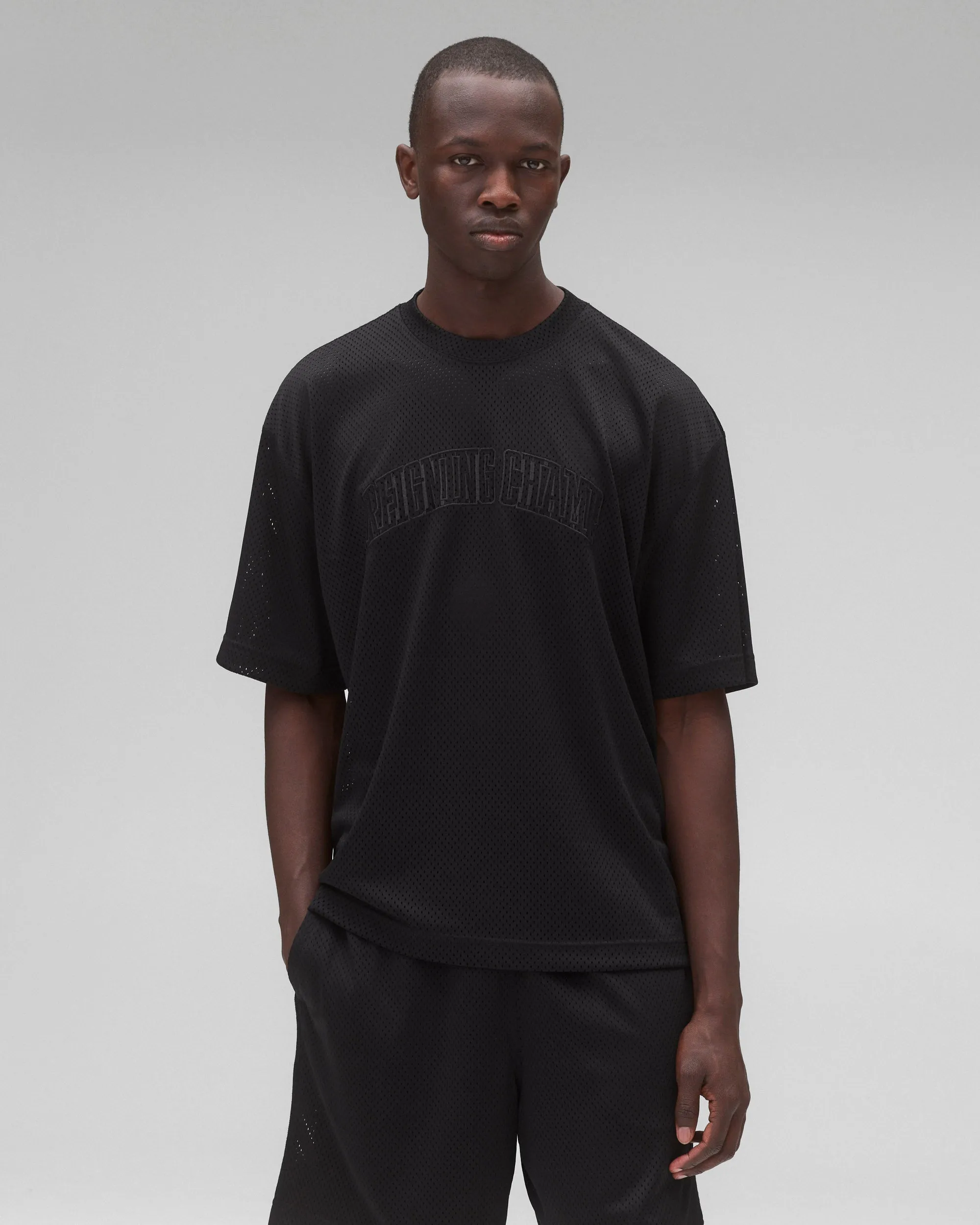 Athletic Mesh Collegiate Relaxed T-Shirt sold by Reigning Champ product image thumbnail 2