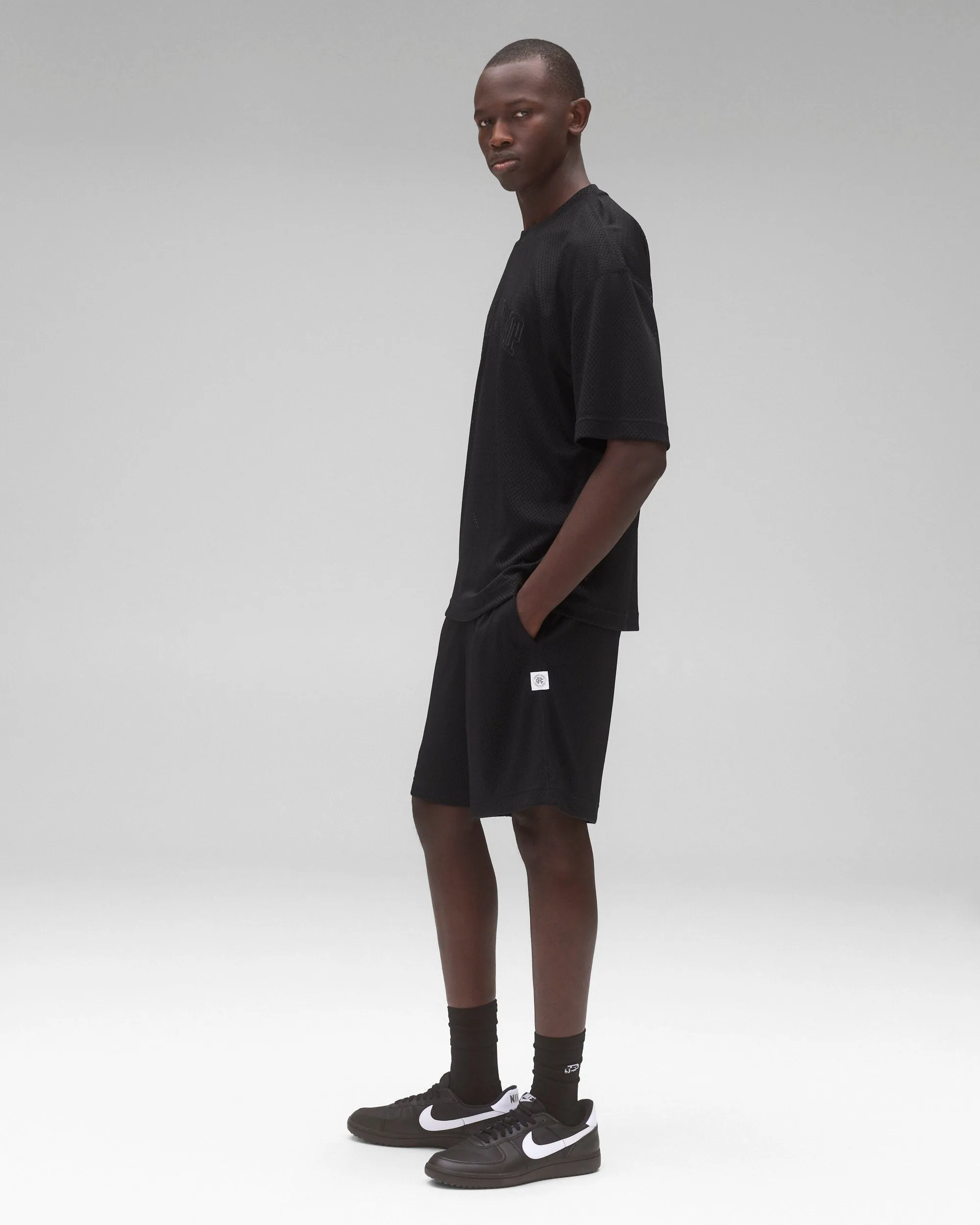 Athletic Mesh Collegiate Relaxed T-Shirt sold by Reigning Champ product image thumbnail 4
