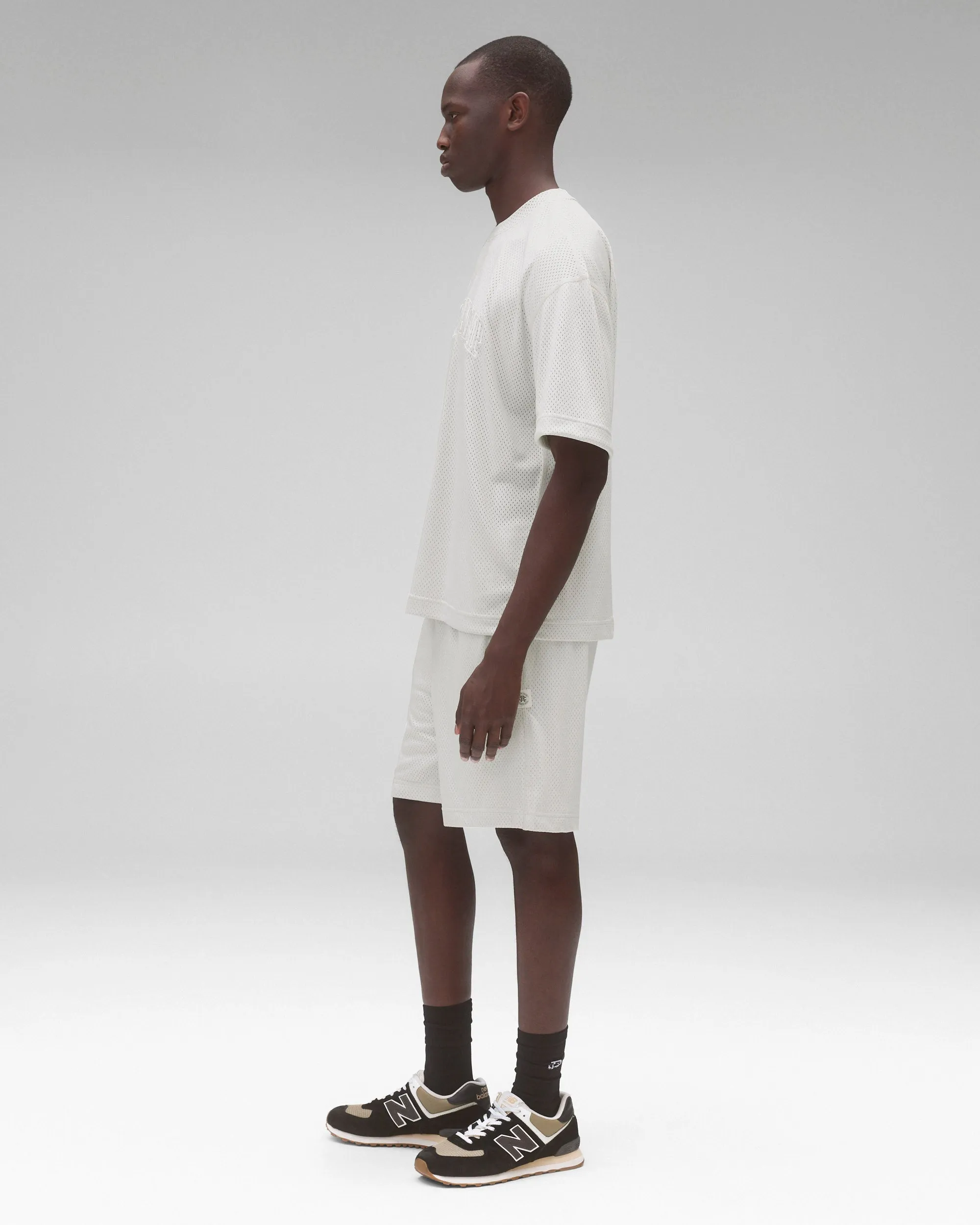 Athletic Mesh Collegiate Relaxed T-Shirt sold by Reigning Champ product image thumbnail 4