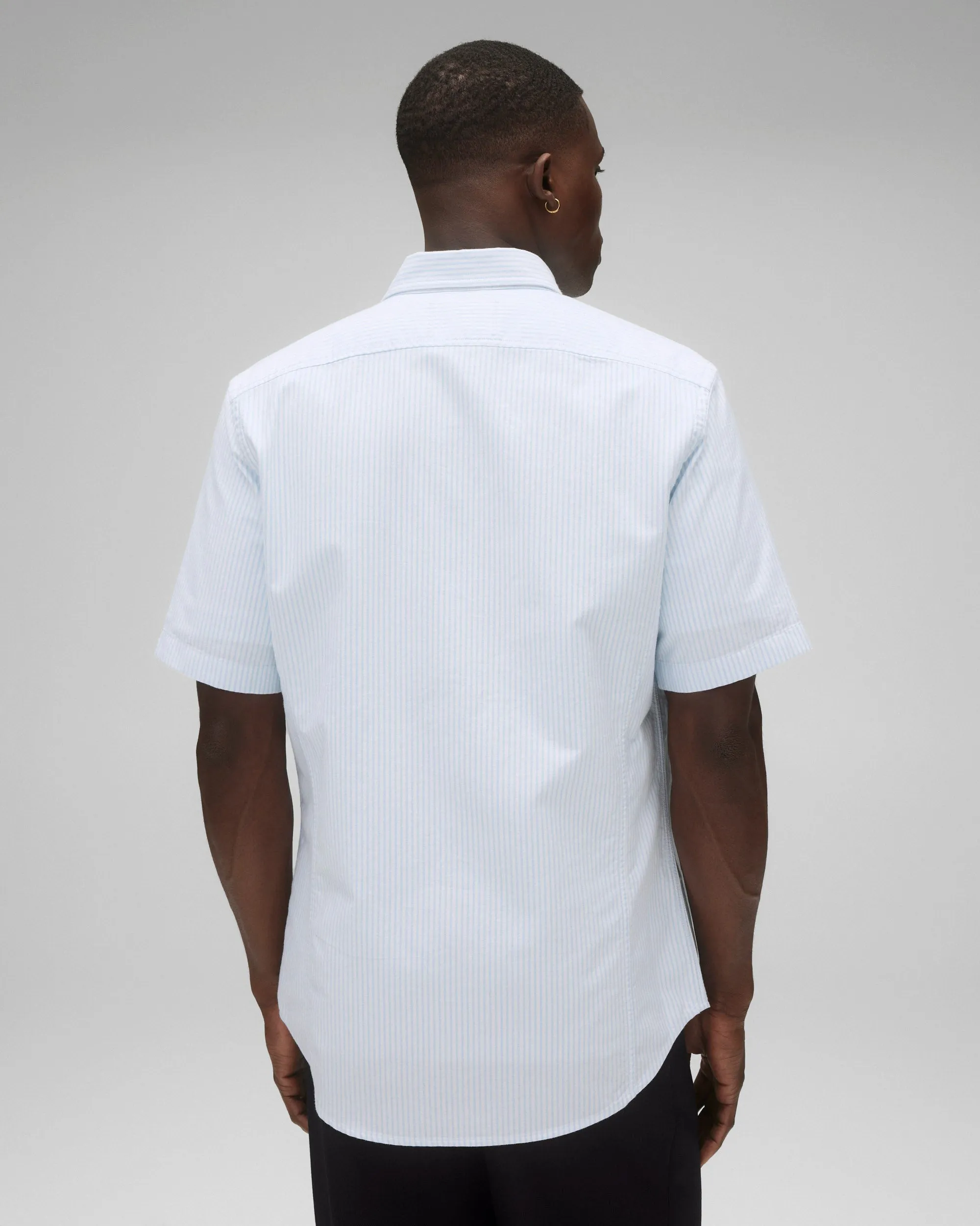 Cotton Oxford Prep Standard Short Sleeve Shirt sold by Reigning Champ product image thumbnail 5