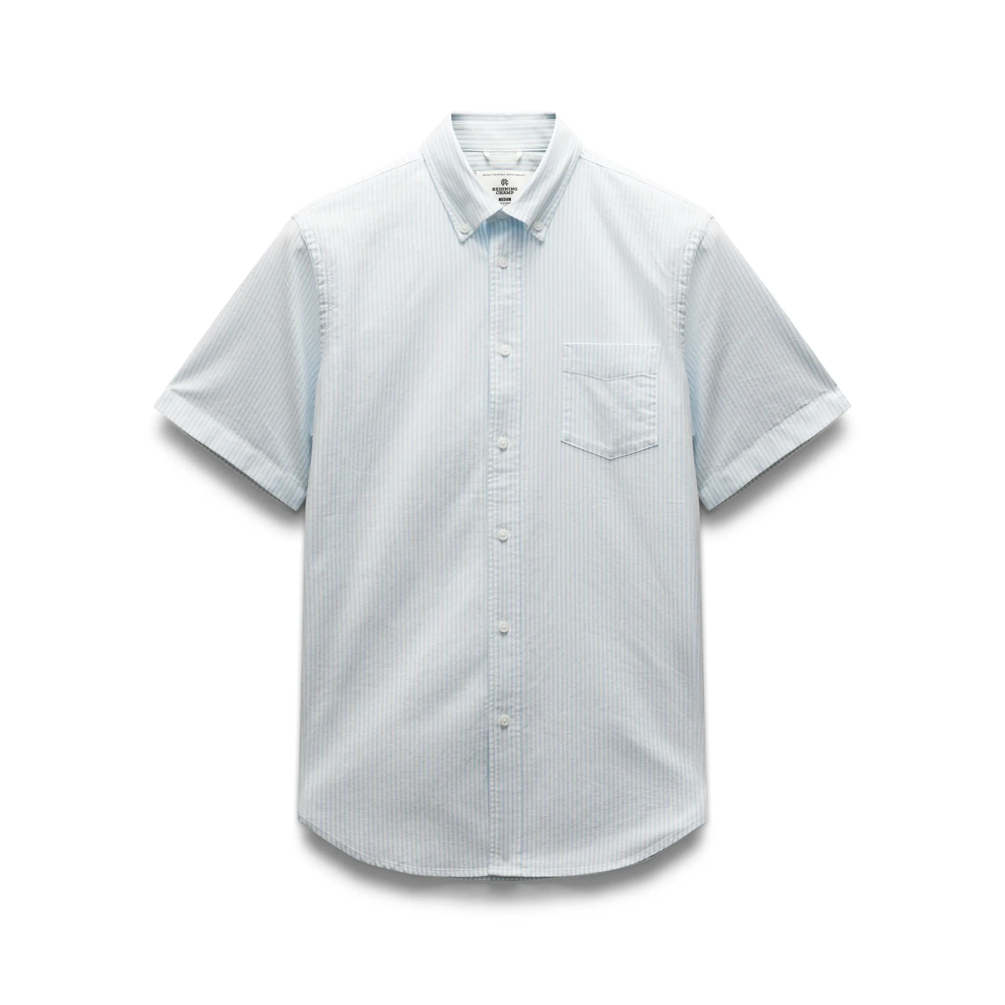 Cotton Oxford Prep Standard Short Sleeve Shirt sold by Reigning Champ