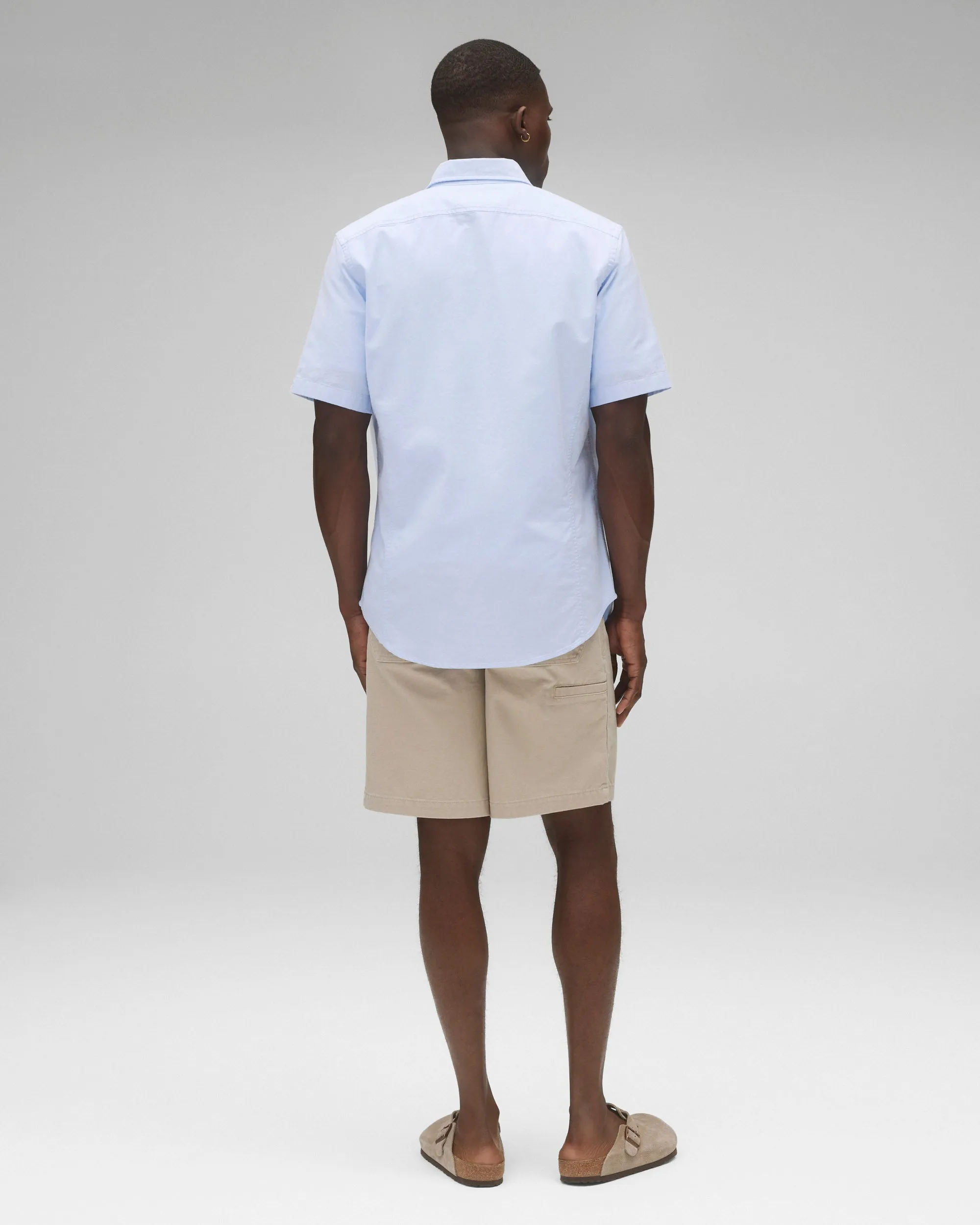Cotton Oxford Prep Standard Short Sleeve Shirt sold by Reigning Champ product image thumbnail 5