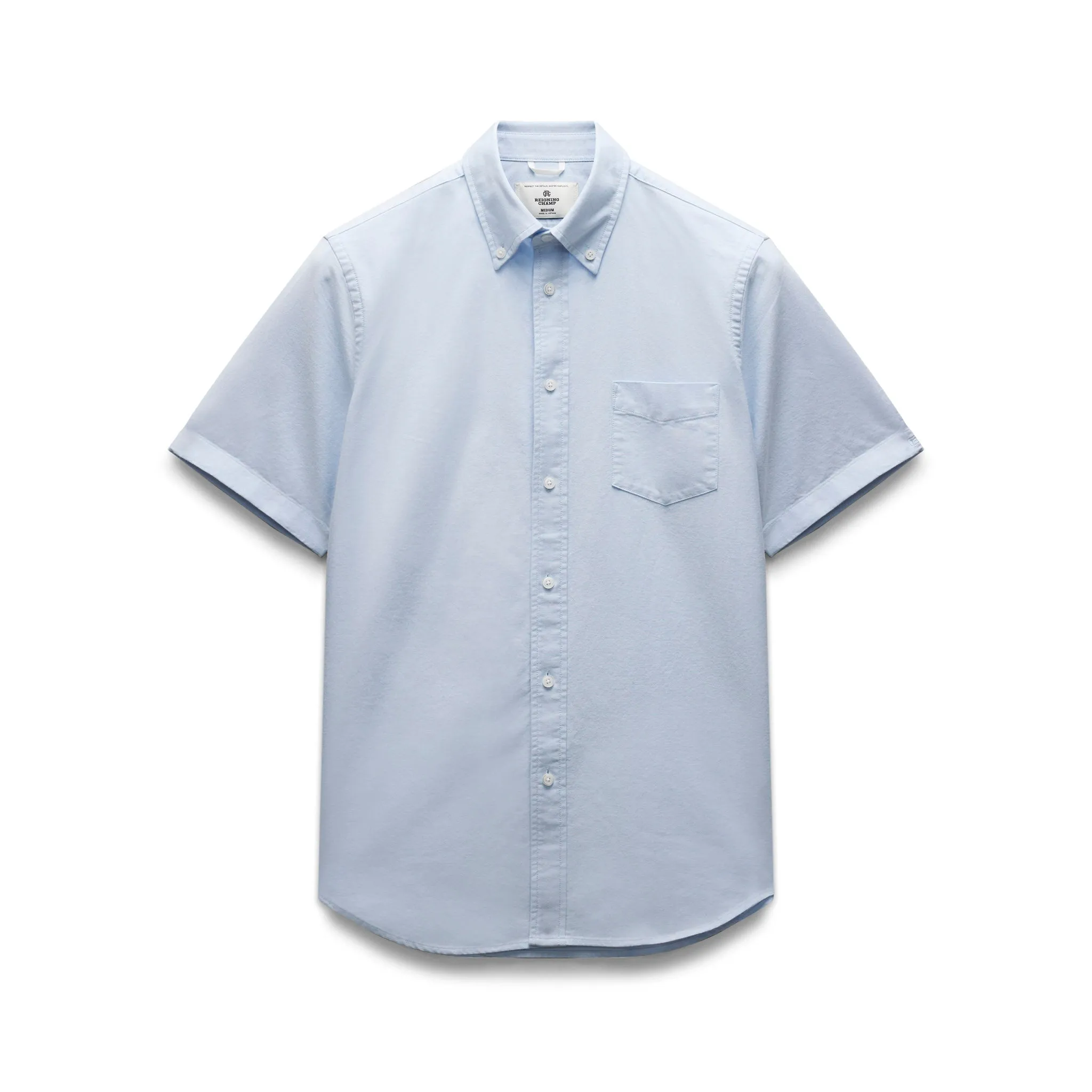 Cotton Oxford Prep Standard Short Sleeve Shirt sold by Reigning Champ