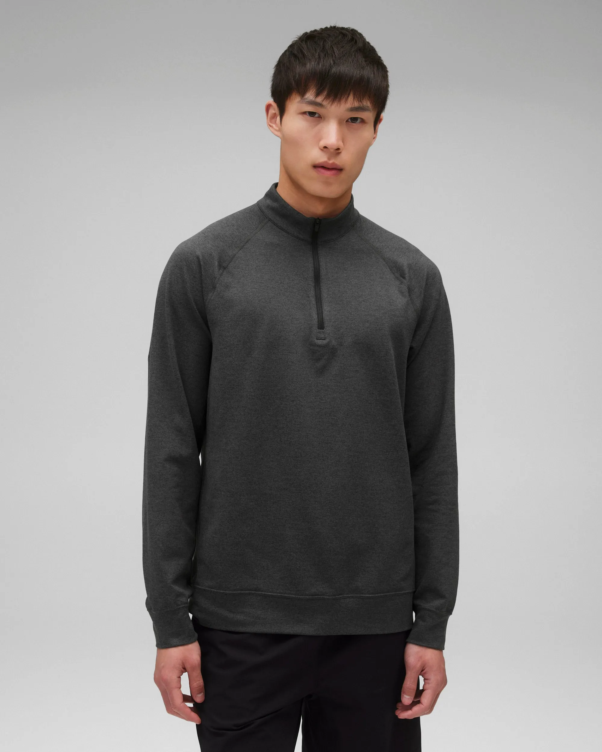 Brushed Jersey Recovery Standard Quarter Zip sold by Reigning Champ product image thumbnail 2