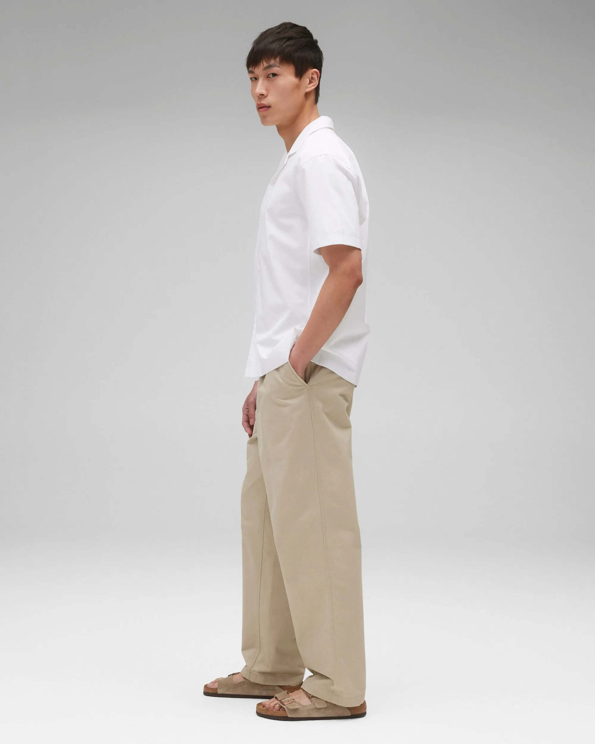 Cotton Poplin Palermo Relaxed Camp Shirt sold by Reigning Champ product image thumbnail 4