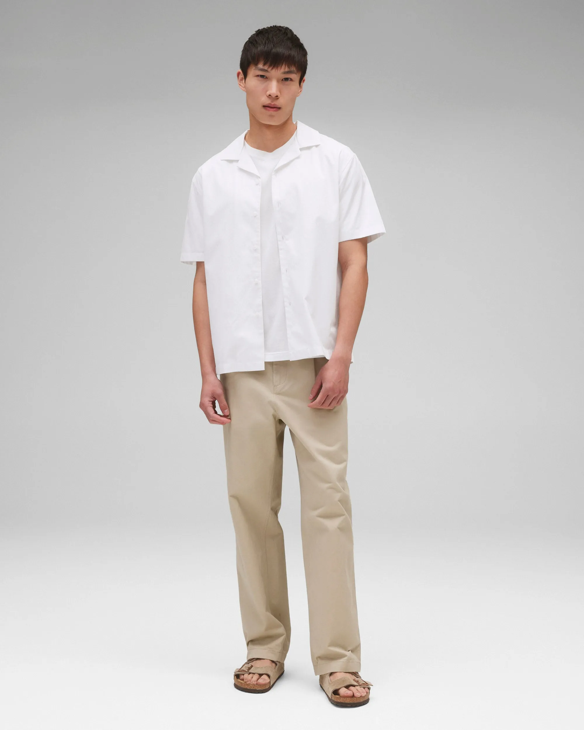 Cotton Poplin Palermo Relaxed Camp Shirt sold by Reigning Champ product image thumbnail 3