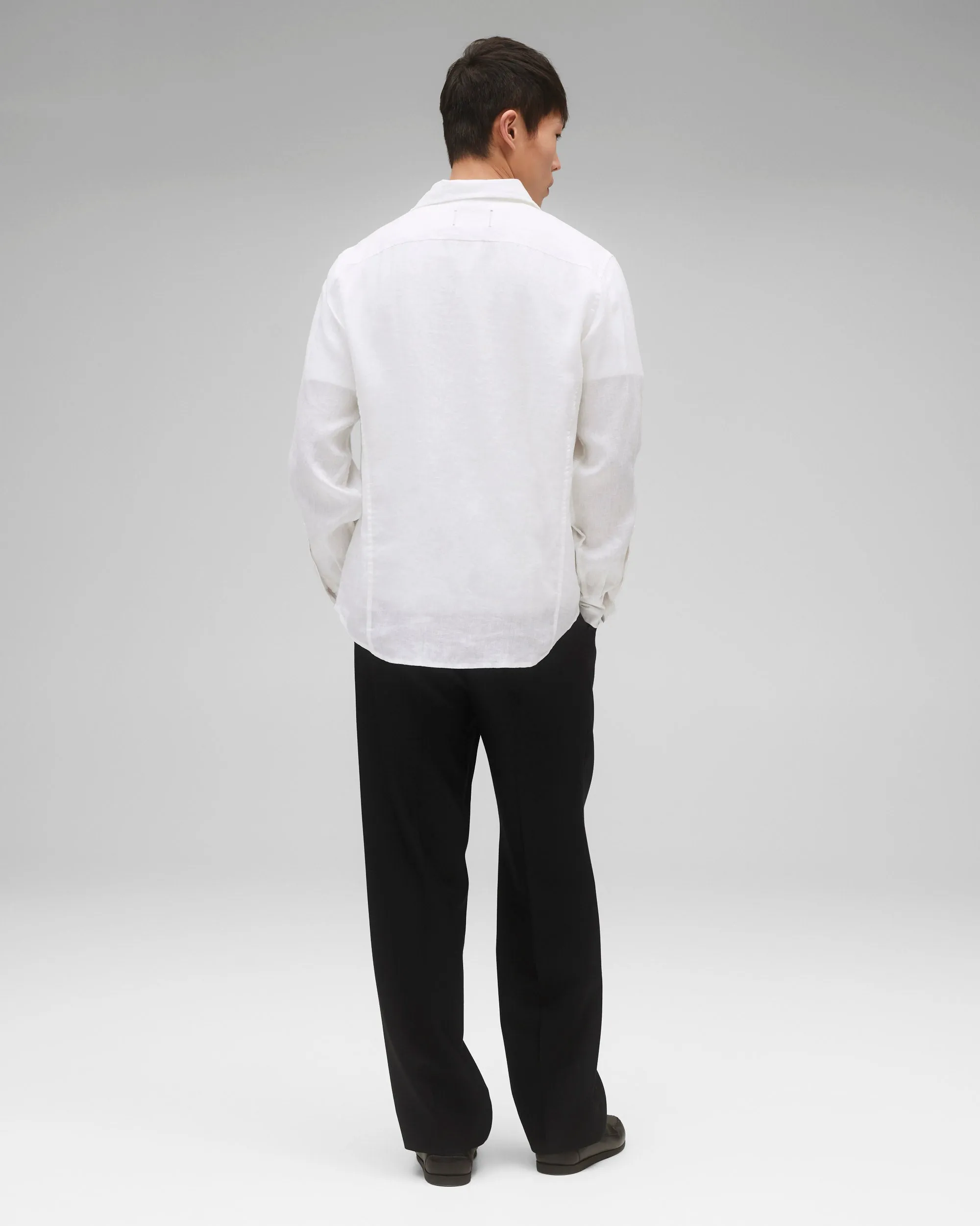 Linen Plaza Standard Shirt sold by Reigning Champ product image thumbnail 5