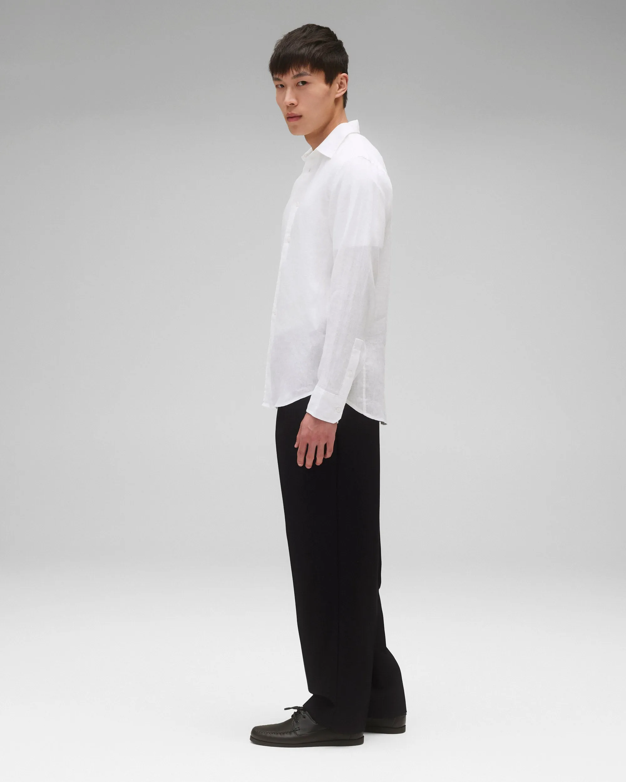 Linen Plaza Standard Shirt sold by Reigning Champ product image thumbnail 4