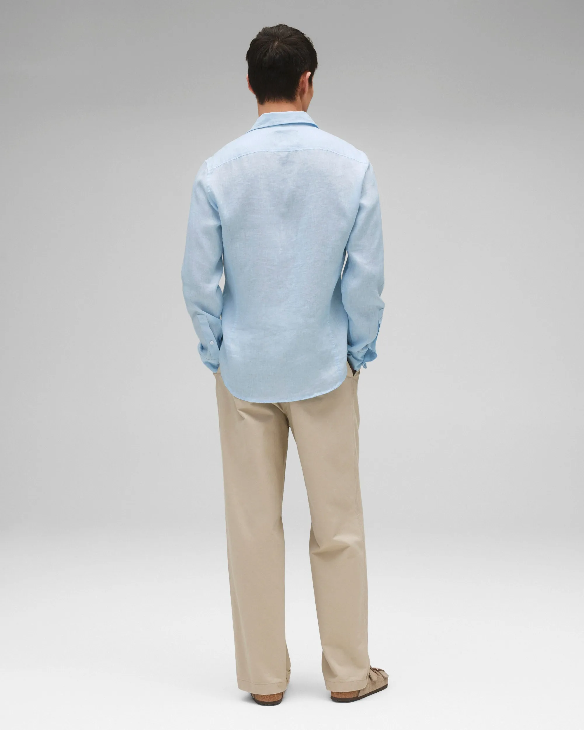 Linen Plaza Standard Shirt sold by Reigning Champ product image thumbnail 5