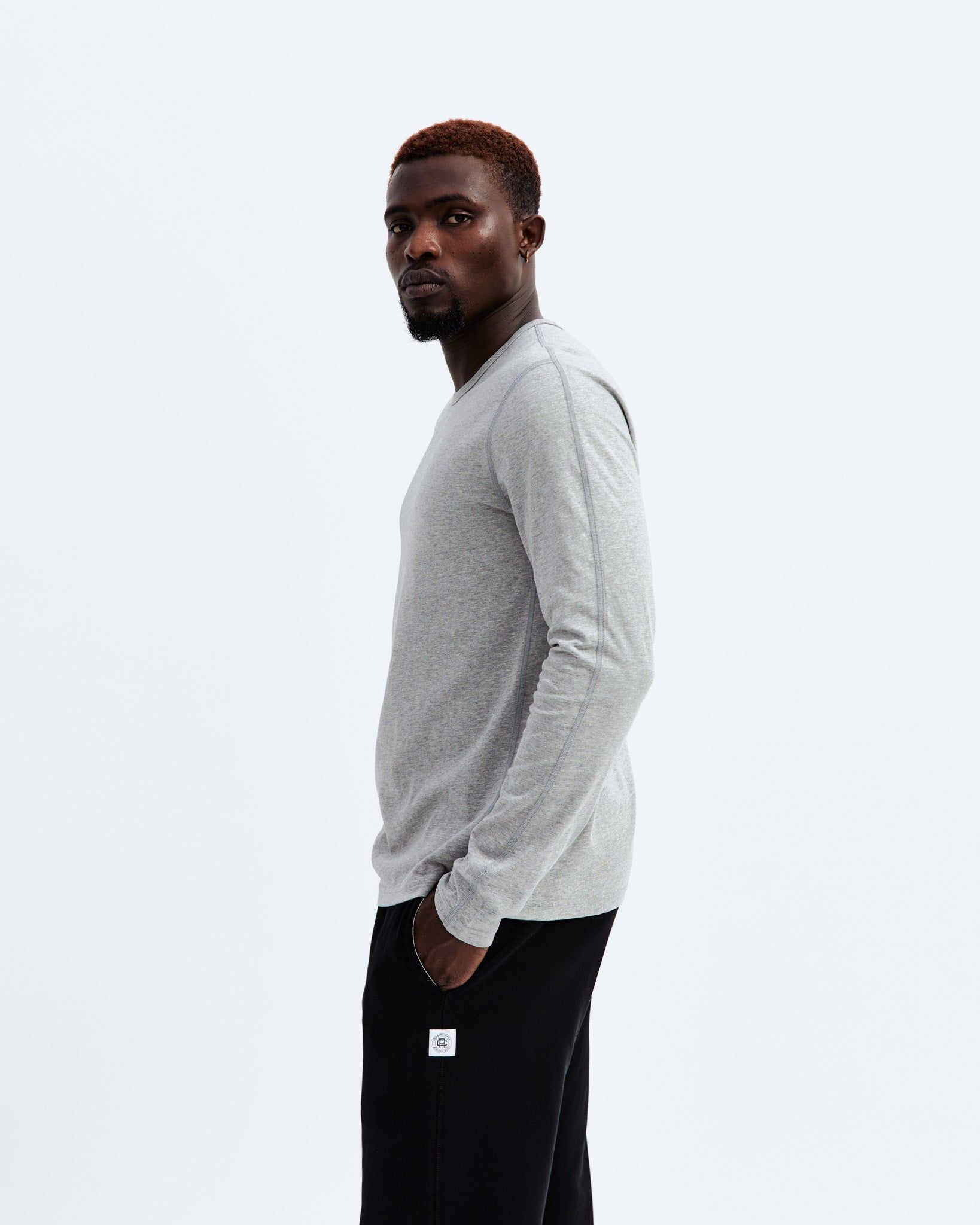 Lightweight Jersey Long Sleeve sold by Reigning Champ product image thumbnail 3