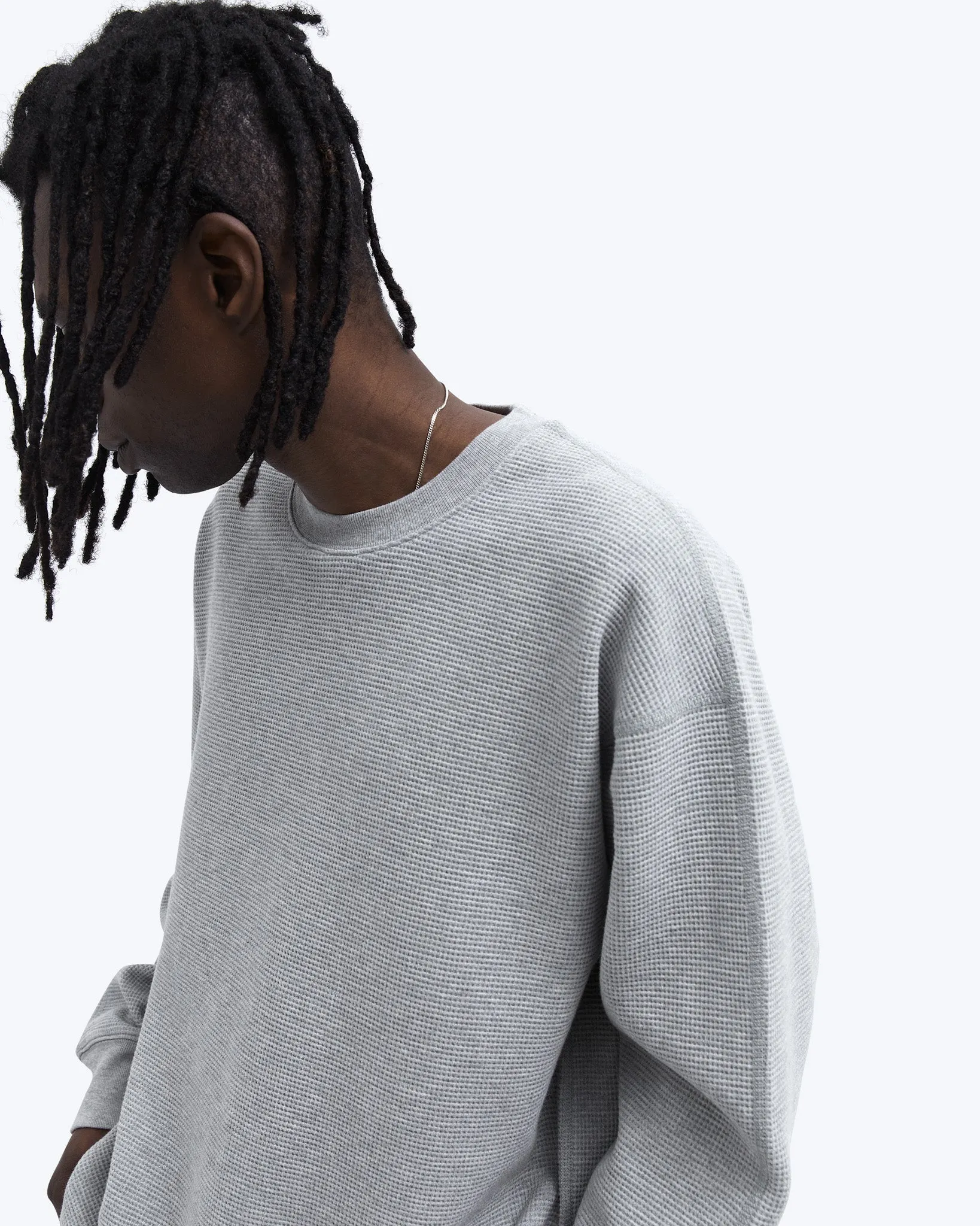 Flatback Thermal Crewneck sold by Reigning Champ product image thumbnail 3