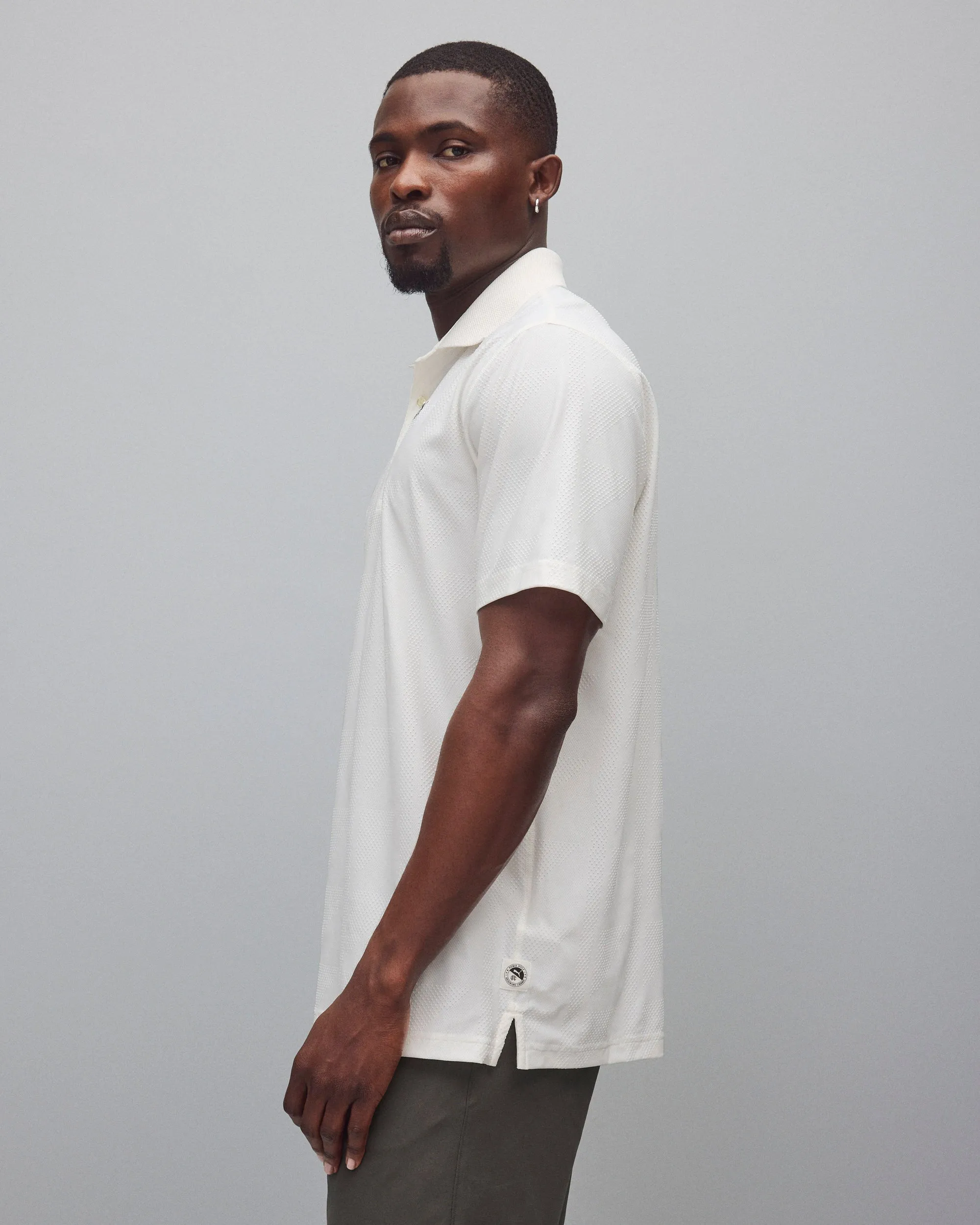 PUMA x Reigning Champ MATTR Jacquard Polo sold by Reigning Champ product image thumbnail 5