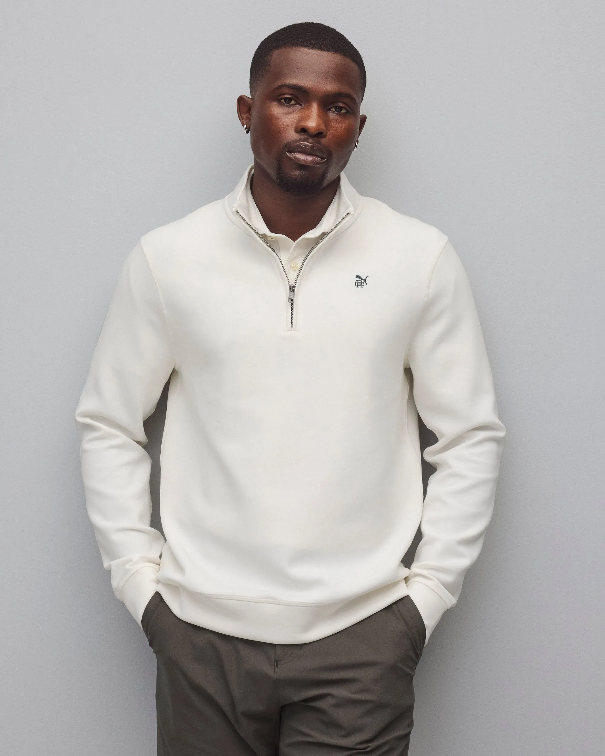 PUMA x Reigning Champ CLOUDSPUN Fleece 1/4 Zip sold by Reigning Champ product image thumbnail 3