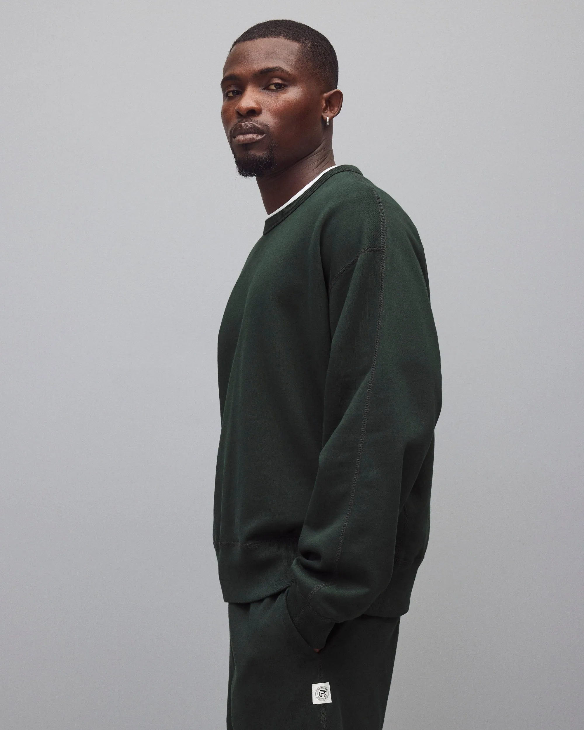 Midweight Terry Relaxed Crewneck sold by Reigning Champ product image thumbnail 4