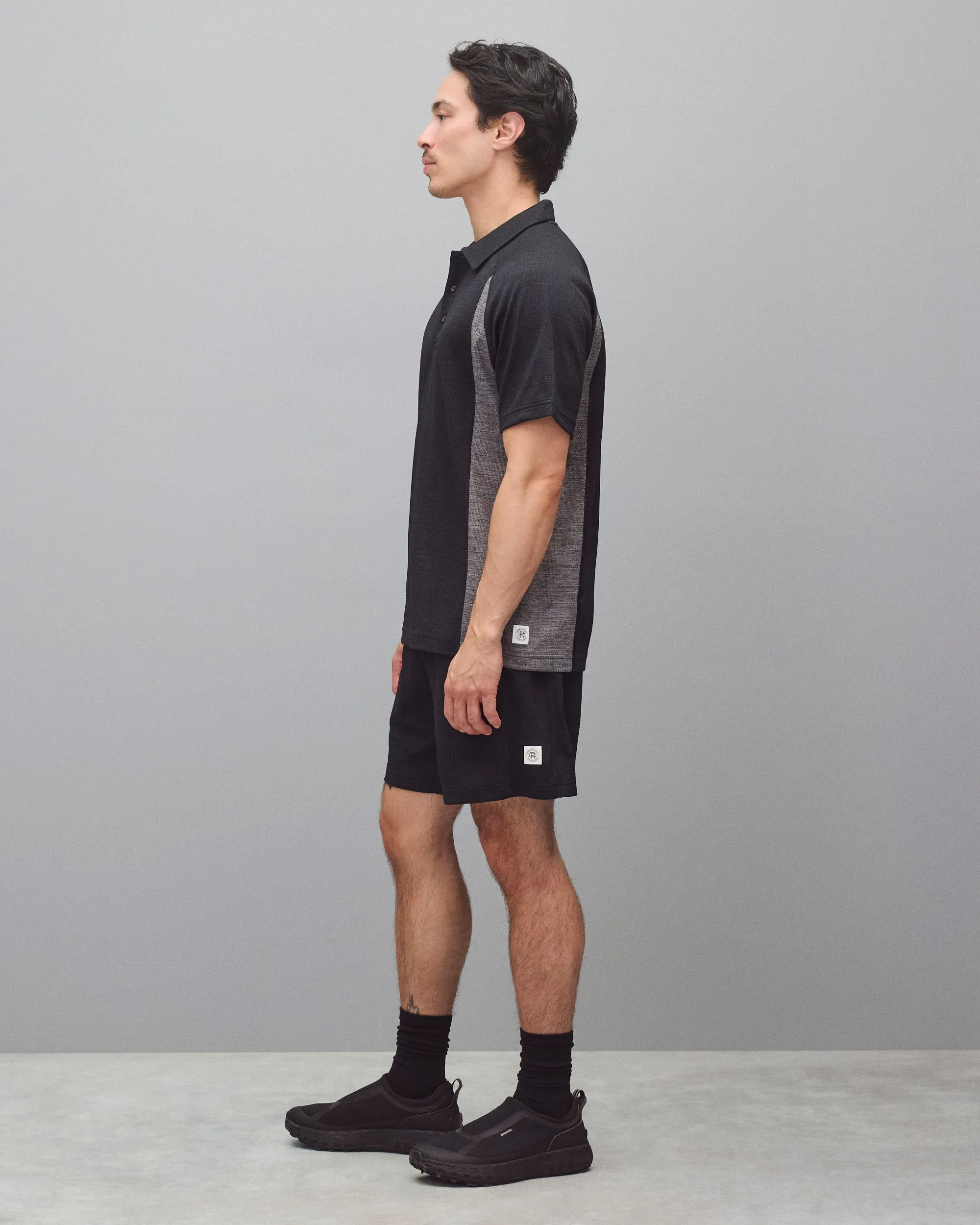 Solotex Mesh Tiebreak Colour Block Standard Polo sold by Reigning Champ product image thumbnail 4