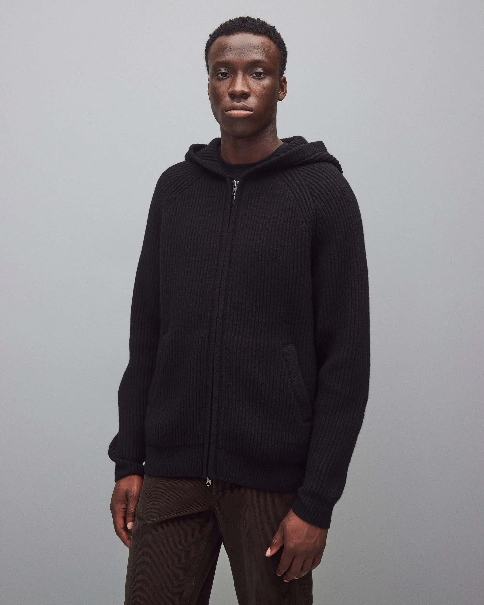 Merino Kenny Zip Hoodie sold by Reigning Champ product image thumbnail 2