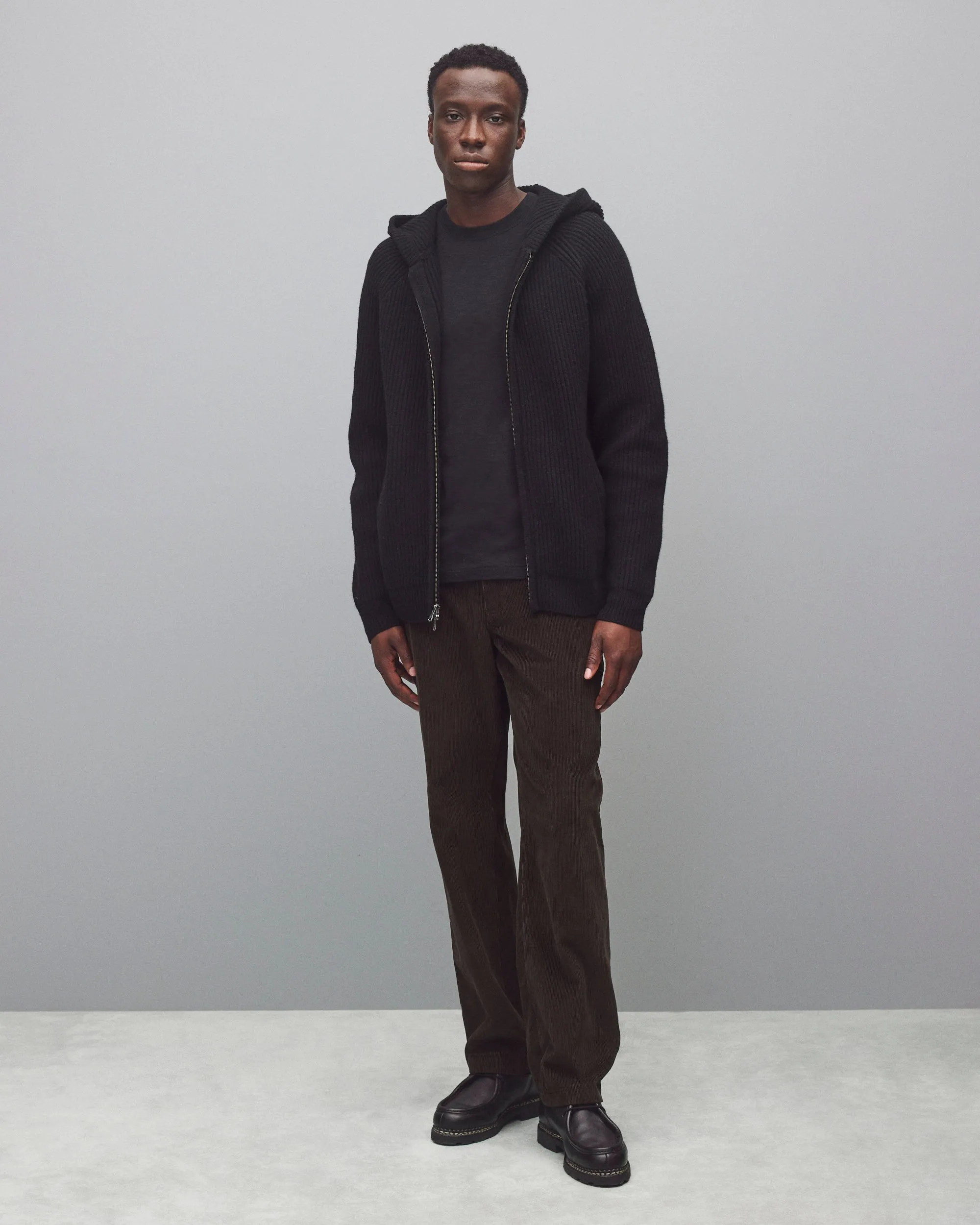 Merino Kenny Zip Hoodie sold by Reigning Champ product image thumbnail 3