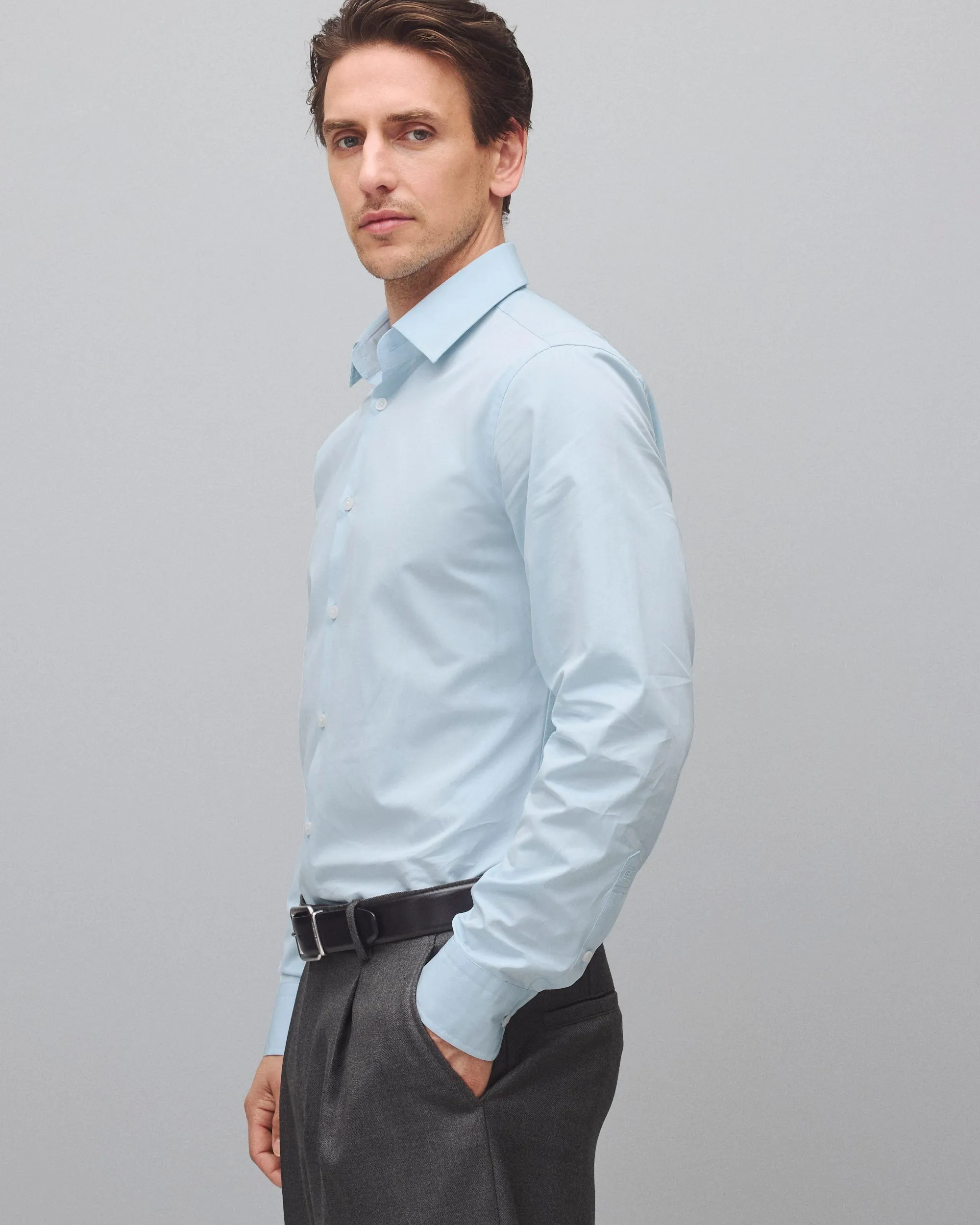 Cotton Poplin Whitney Slim Shirt sold by Reigning Champ product image thumbnail 3