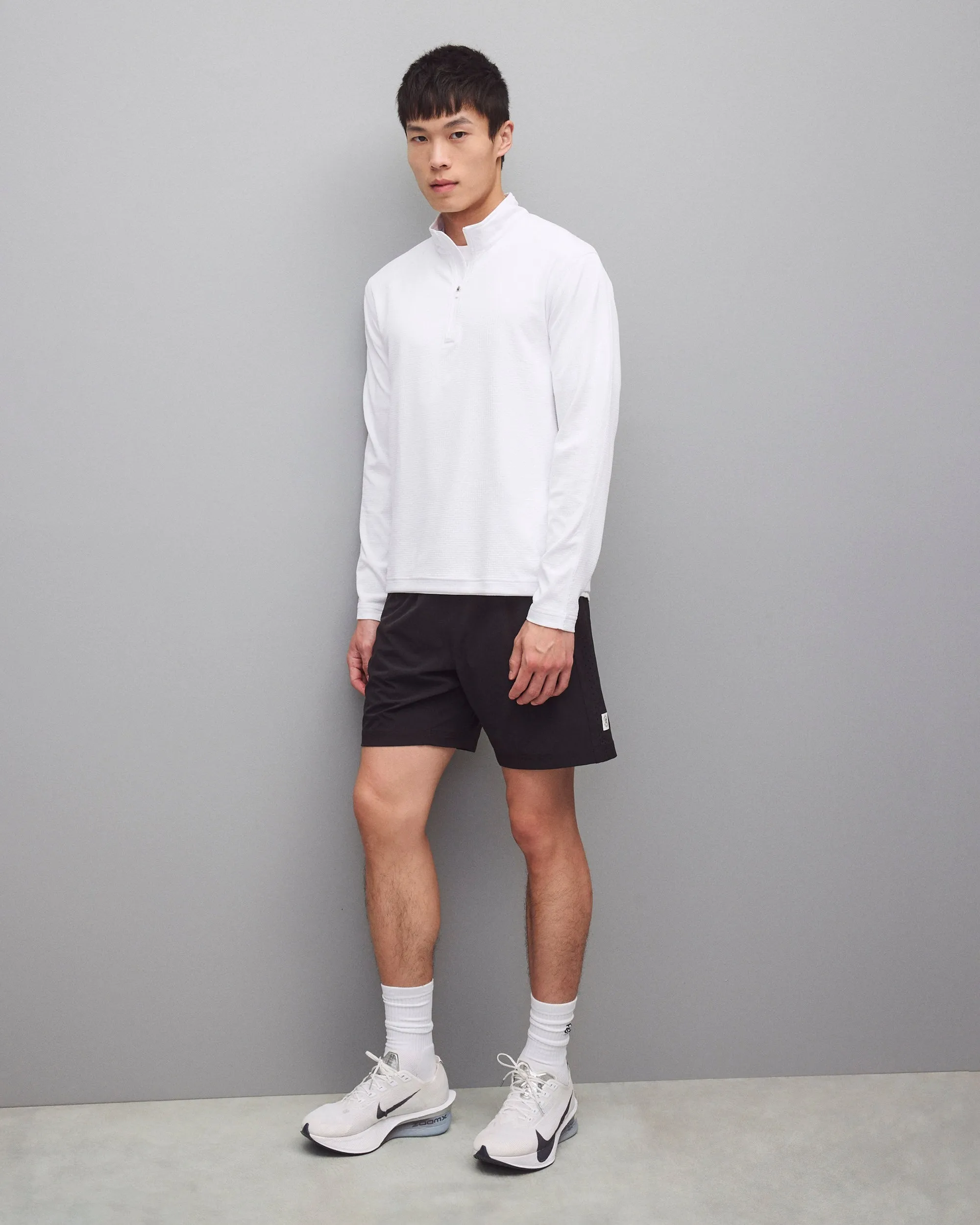 Solotex Mesh Tiebreak Standard Quarter Zip sold by Reigning Champ product image thumbnail 5