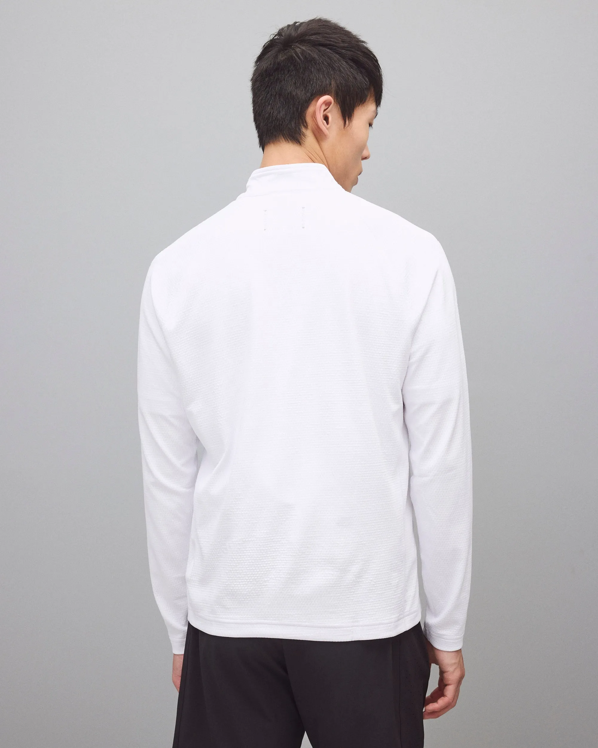 Solotex Mesh Tiebreak Standard Quarter Zip sold by Reigning Champ product image thumbnail 4