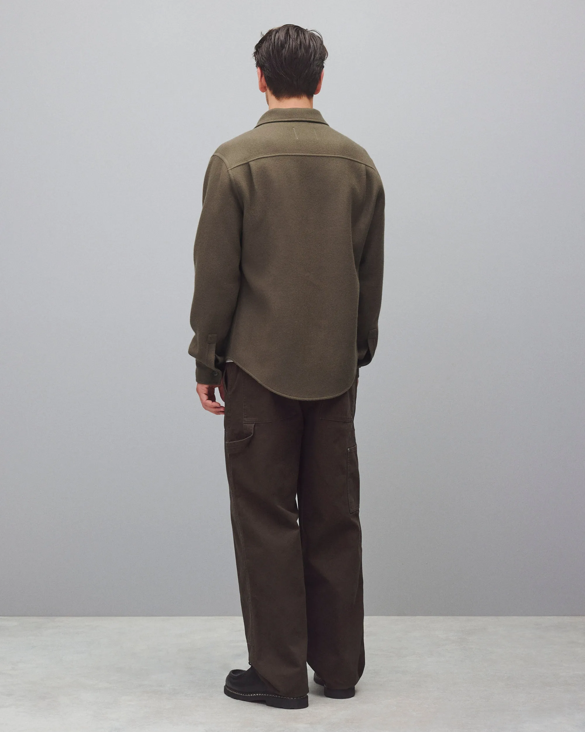 Double Faced Wool Concourse Overshirt sold by Reigning Champ product image thumbnail 5