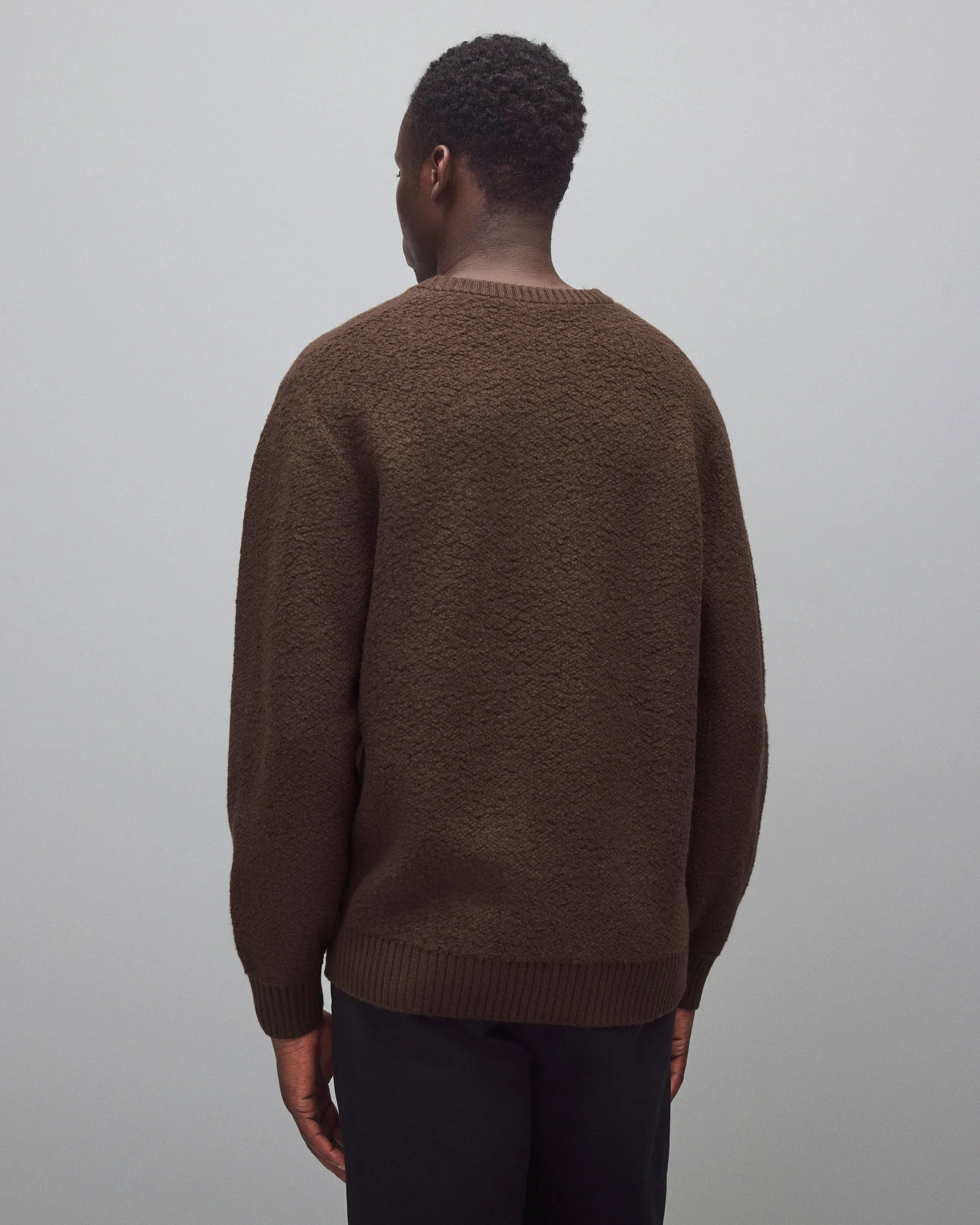 Textured Boucle Turf Crewneck sold by Reigning Champ product image thumbnail 5