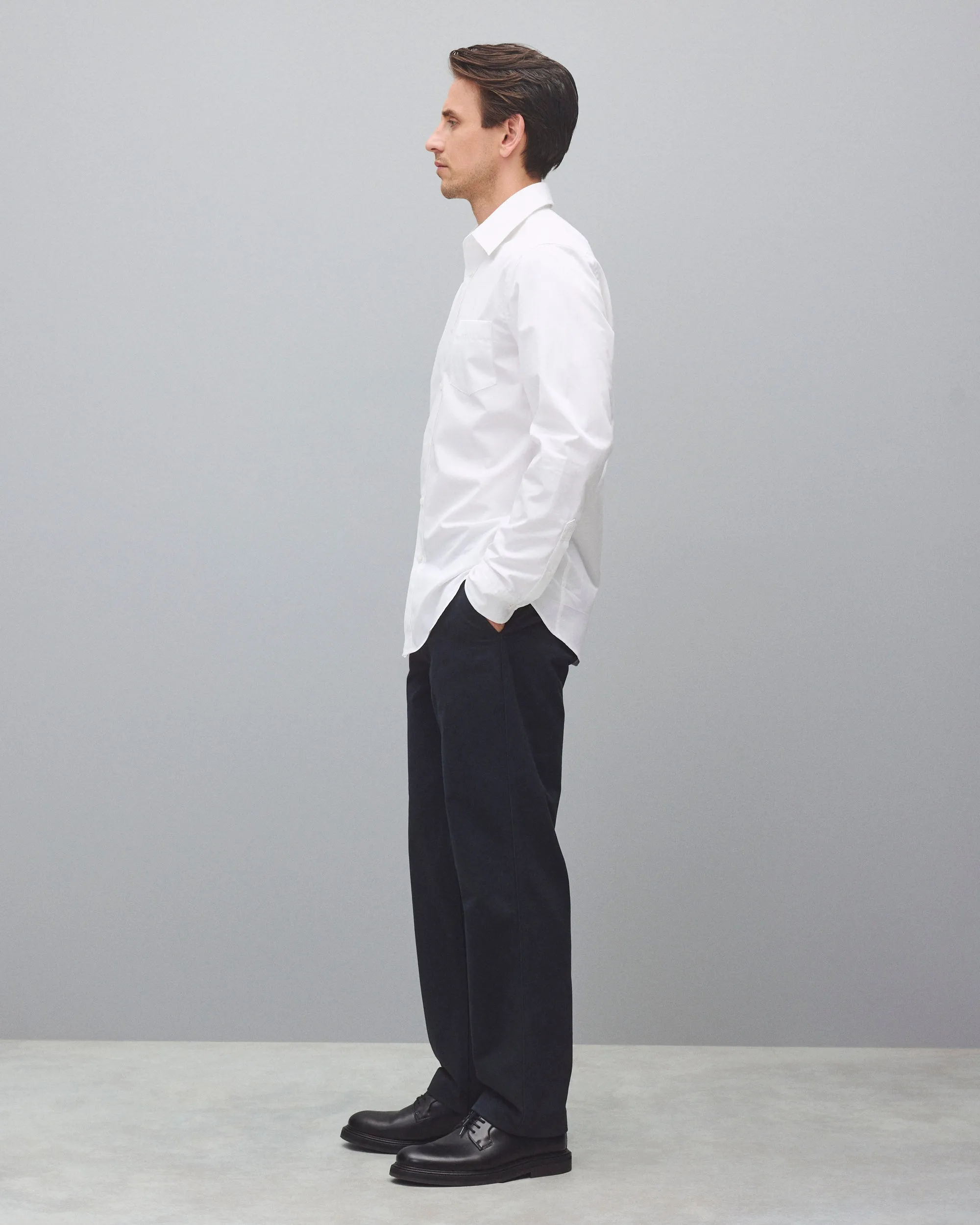 Cotton Poplin Alumni Standard Shirt sold by Reigning Champ product image thumbnail 4