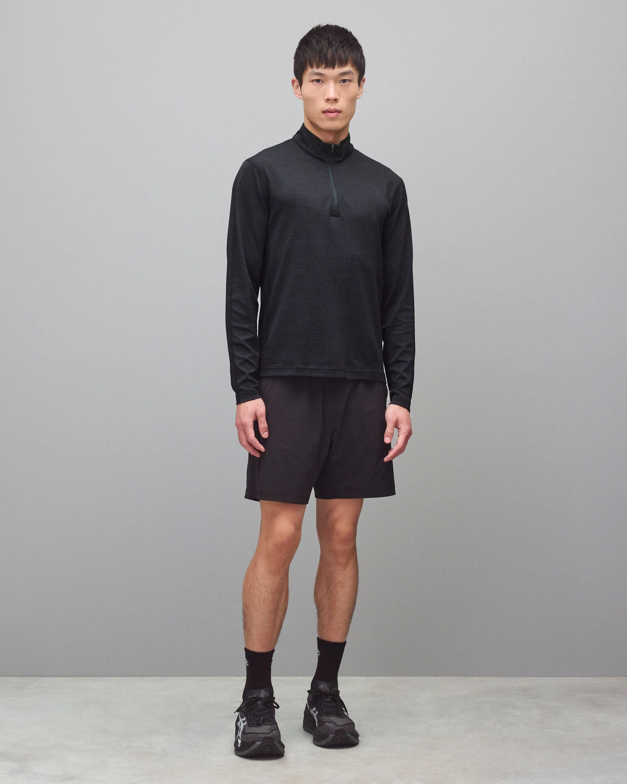 Solotex Mesh Tiebreak Standard Quarter Zip sold by Reigning Champ product image thumbnail 3