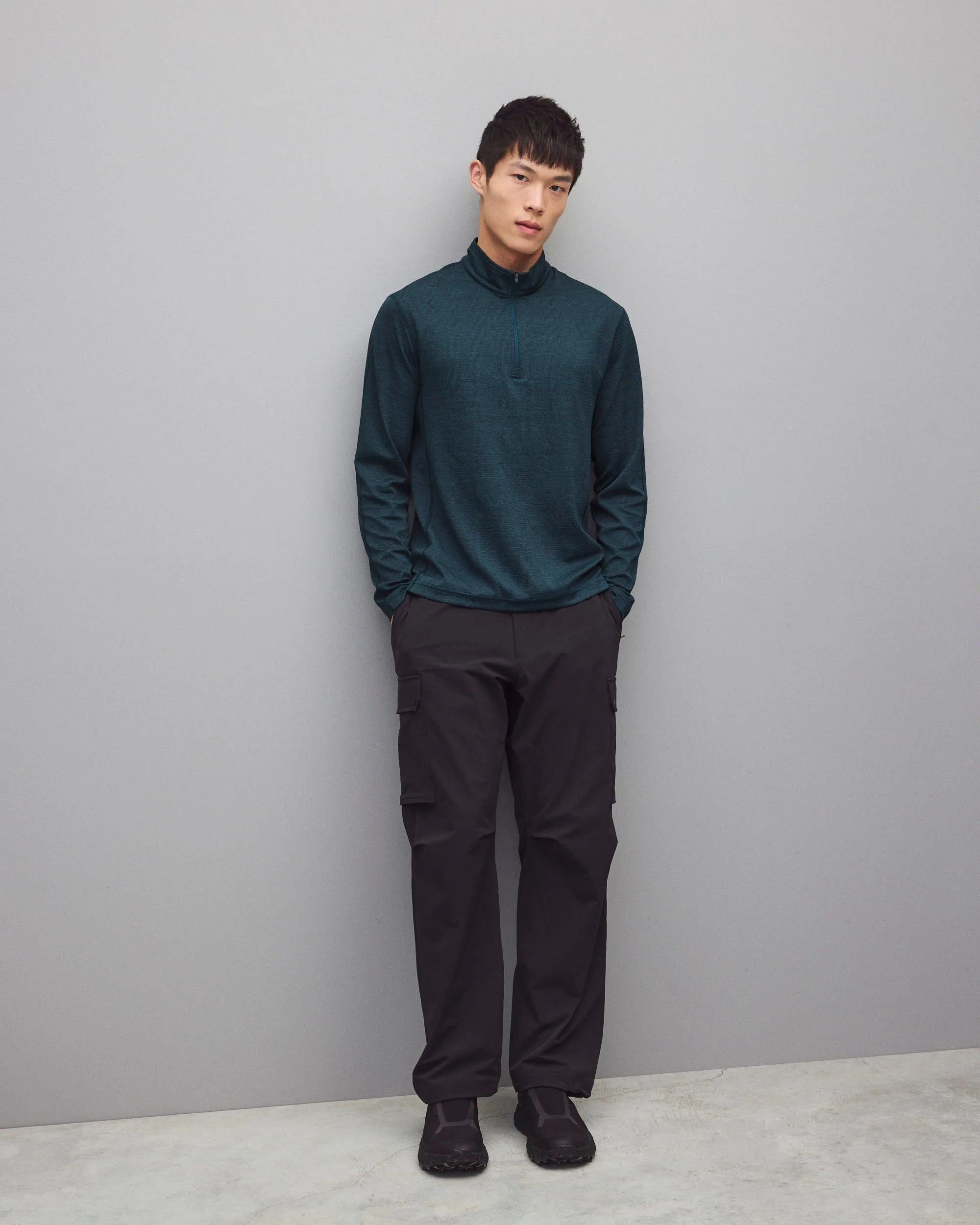 Solotex Mesh Tiebreak Standard Quarter Zip sold by Reigning Champ product image thumbnail 3