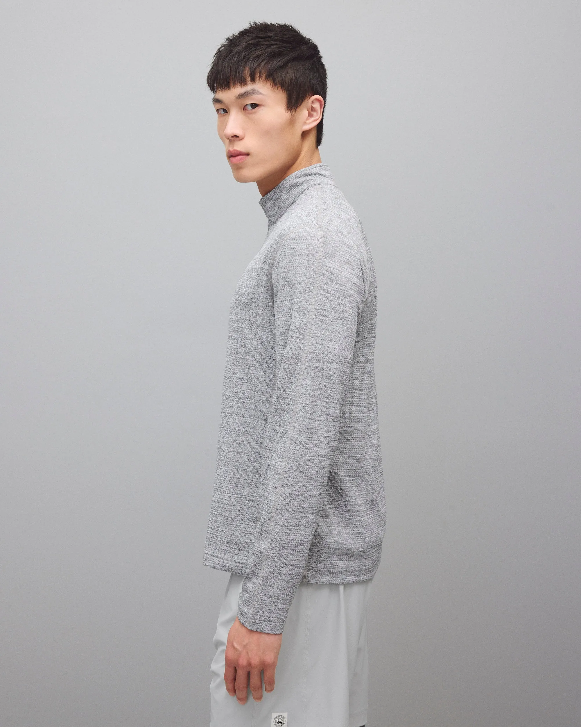 Solotex Mesh Tiebreak Standard Quarter Zip sold by Reigning Champ product image thumbnail 4