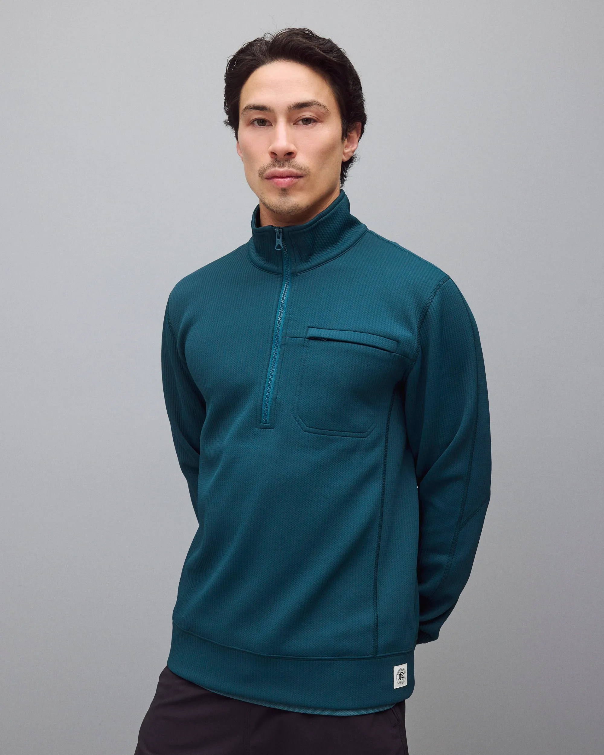 Double Knit Rally Slim Quarter Zip sold by Reigning Champ product image thumbnail 2