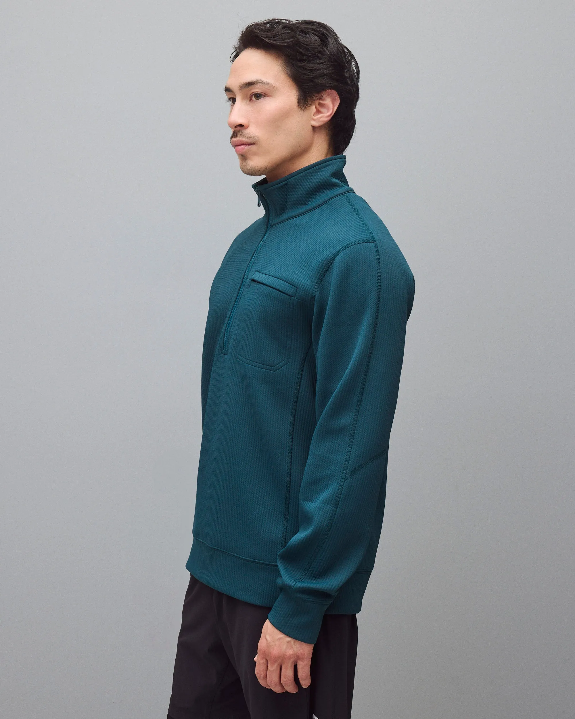 Double Knit Rally Slim Quarter Zip sold by Reigning Champ product image thumbnail 4