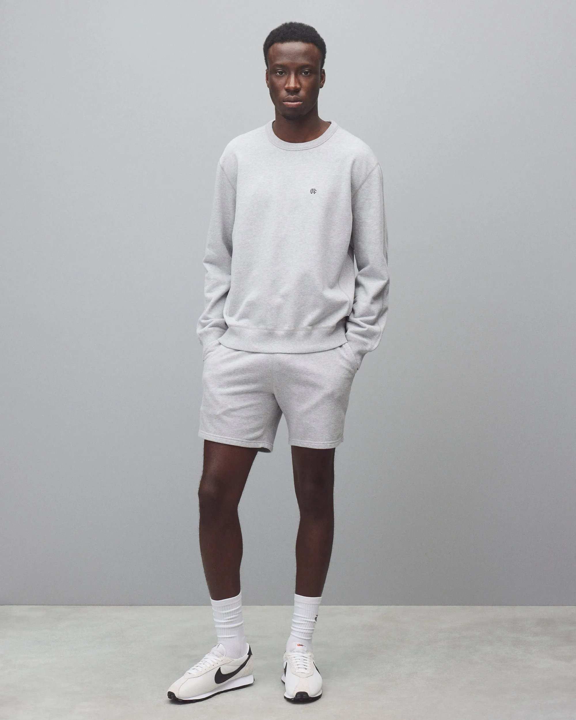 Midweight Terry Monogram Standard Crewneck sold by Reigning Champ product image thumbnail 3