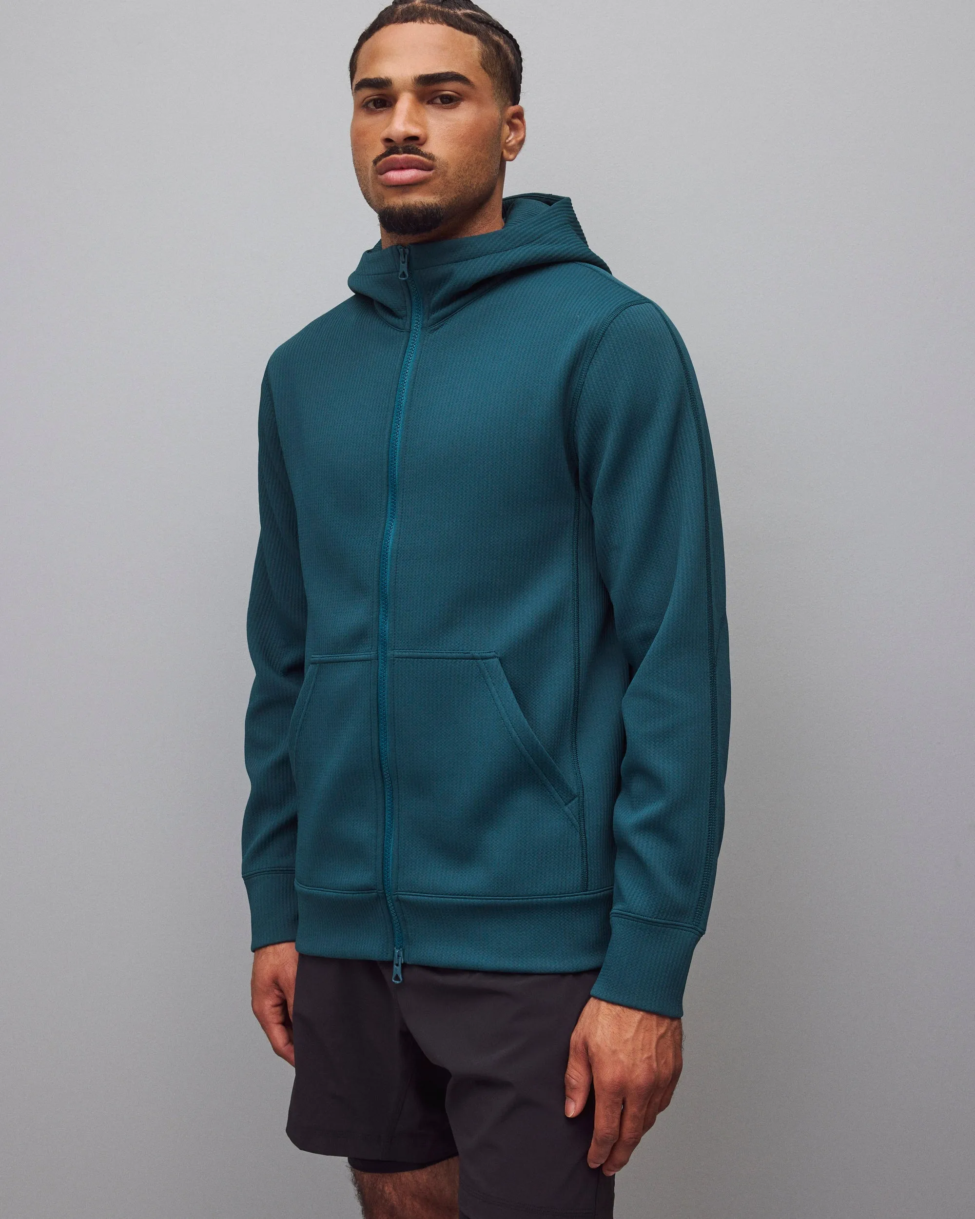 Double Knit Rally Slim Zip Hoodie sold by Reigning Champ product image thumbnail 2