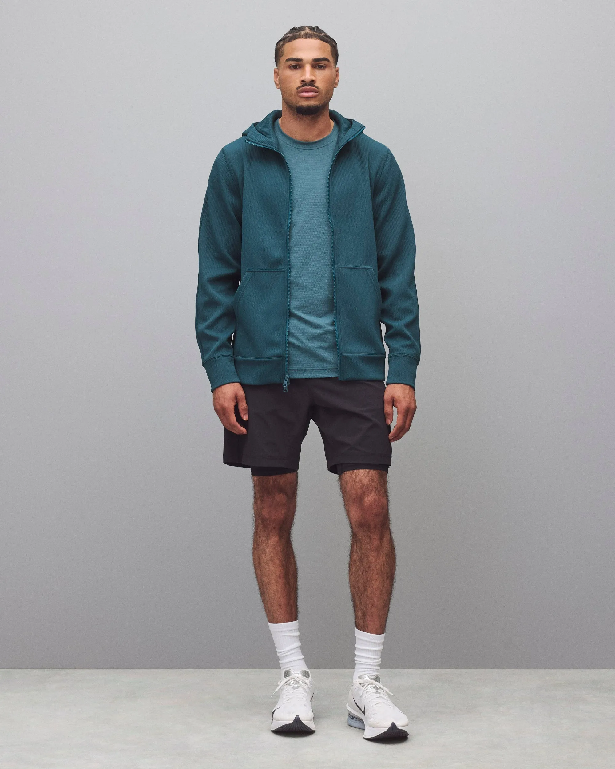 Double Knit Rally Slim Zip Hoodie sold by Reigning Champ product image thumbnail 3