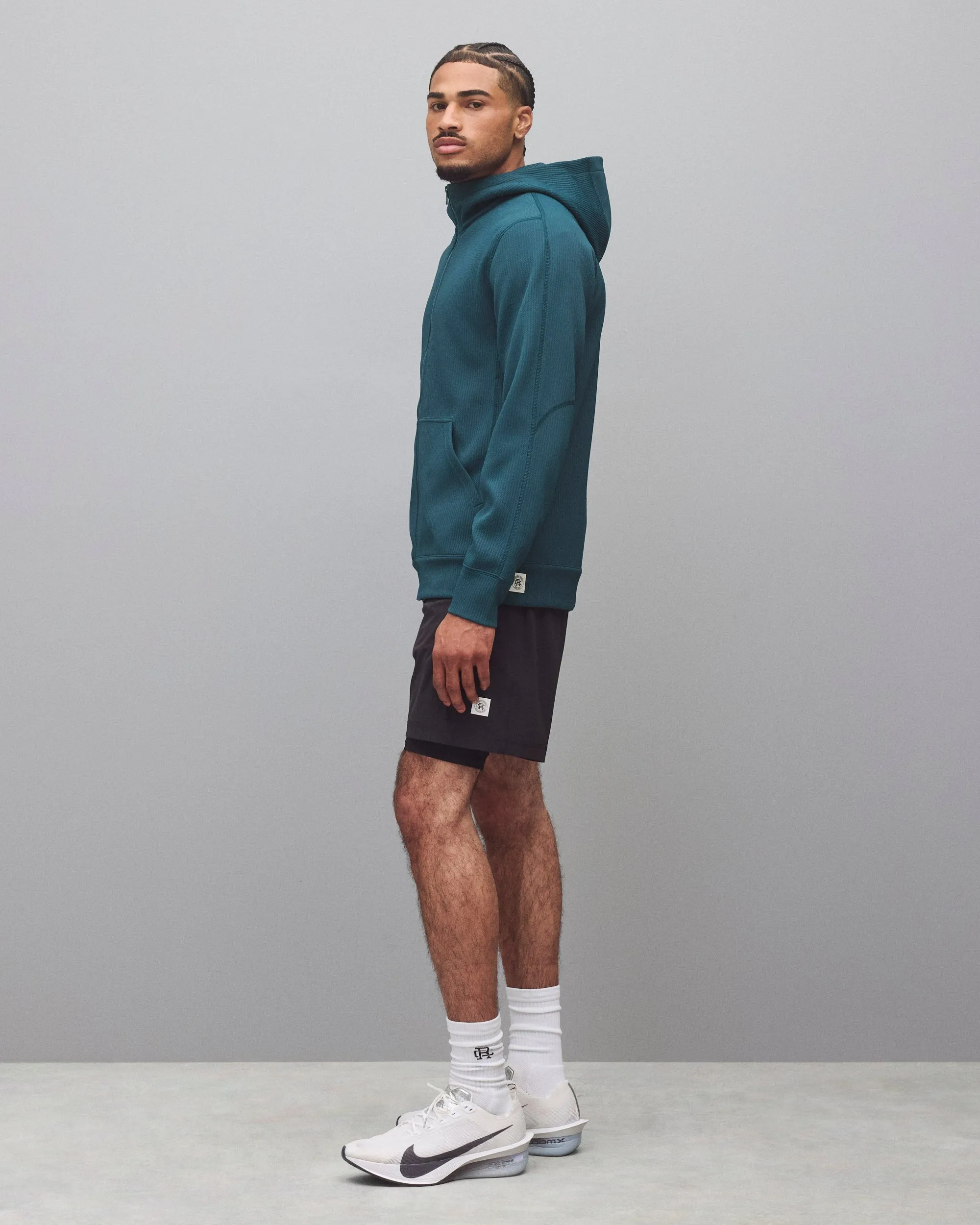 Double Knit Rally Slim Zip Hoodie sold by Reigning Champ product image thumbnail 4