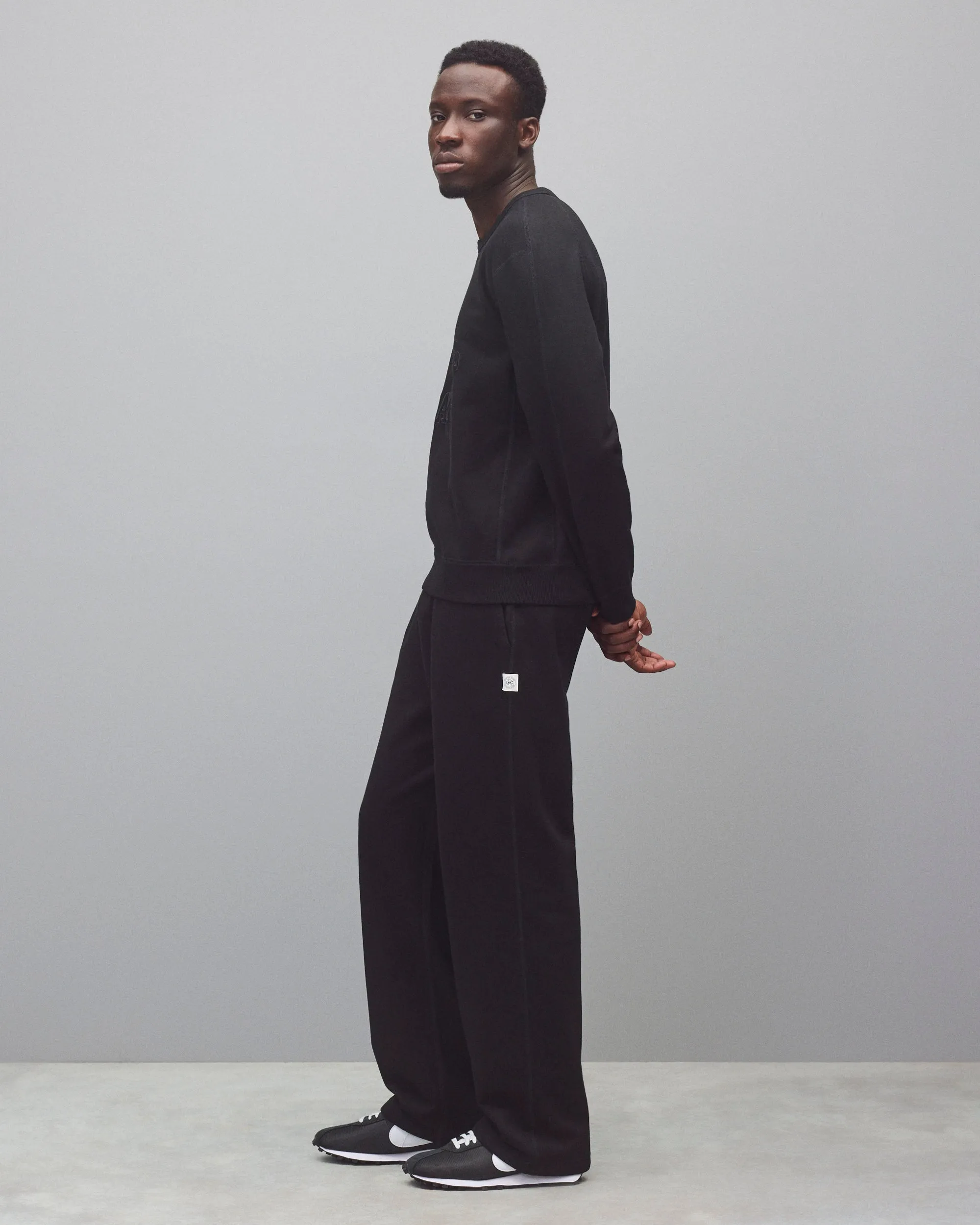 Midweight Terry Arch Logo Standard Crewneck sold by Reigning Champ product image thumbnail 4