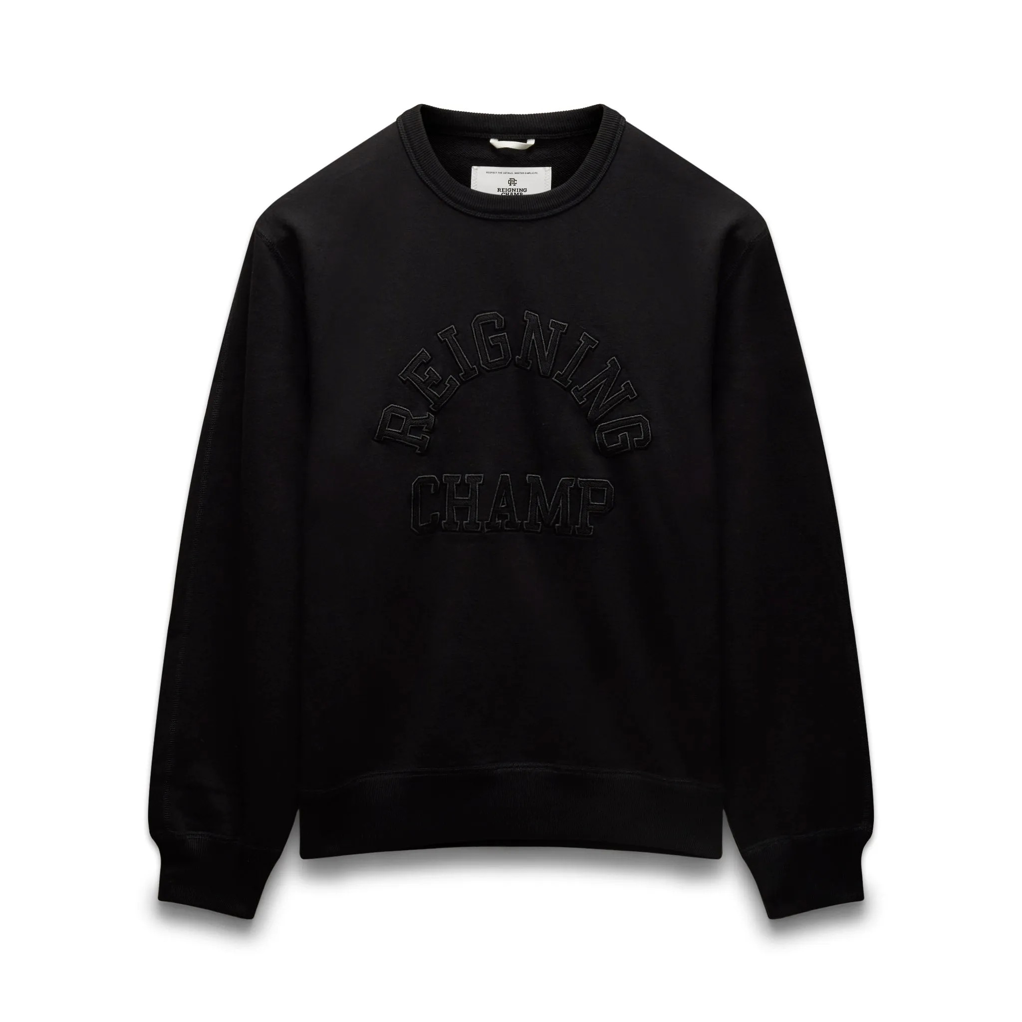 Midweight Terry Arch Logo Standard Crewneck sold by Reigning Champ