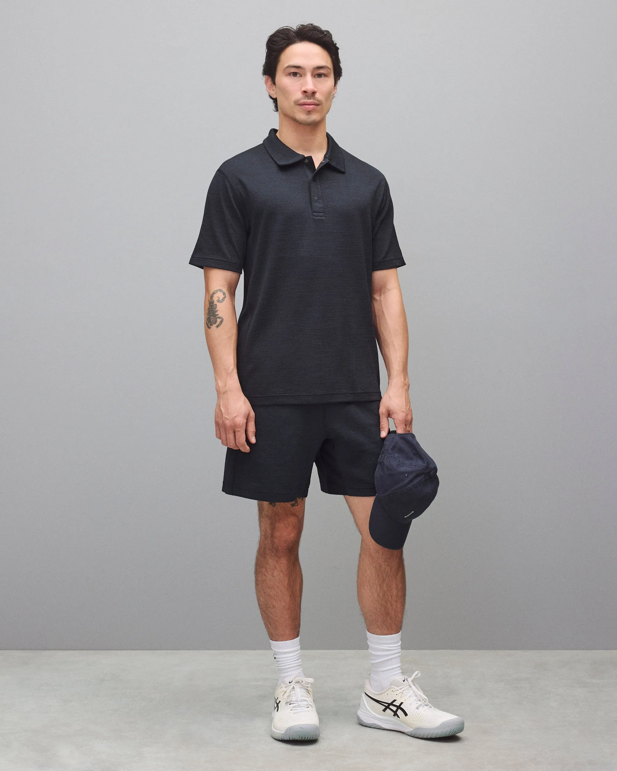 Solotex Mesh Tiebreak Standard Polo sold by Reigning Champ product image thumbnail 3