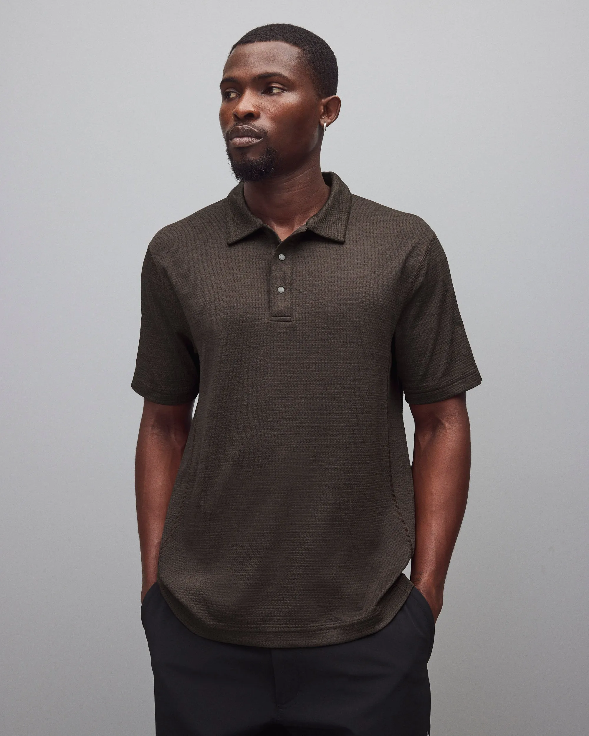 Solotex Mesh Tiebreak Standard Polo sold by Reigning Champ product image thumbnail 2
