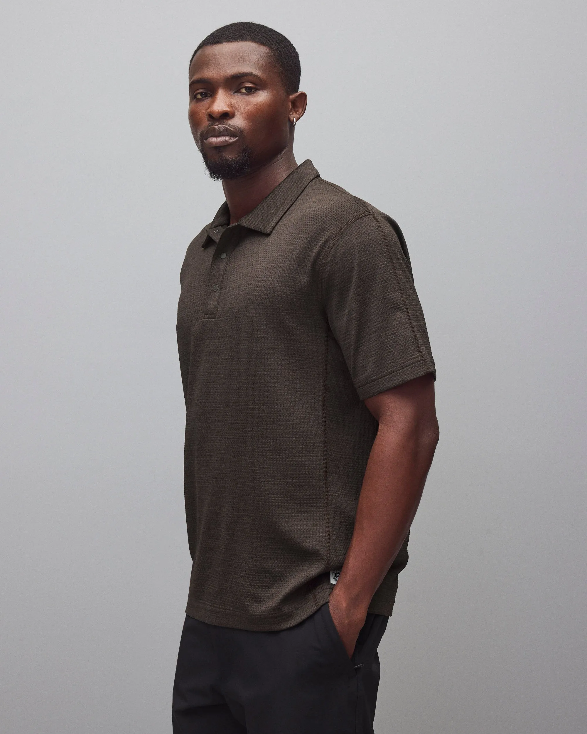 Solotex Mesh Tiebreak Standard Polo sold by Reigning Champ product image thumbnail 4