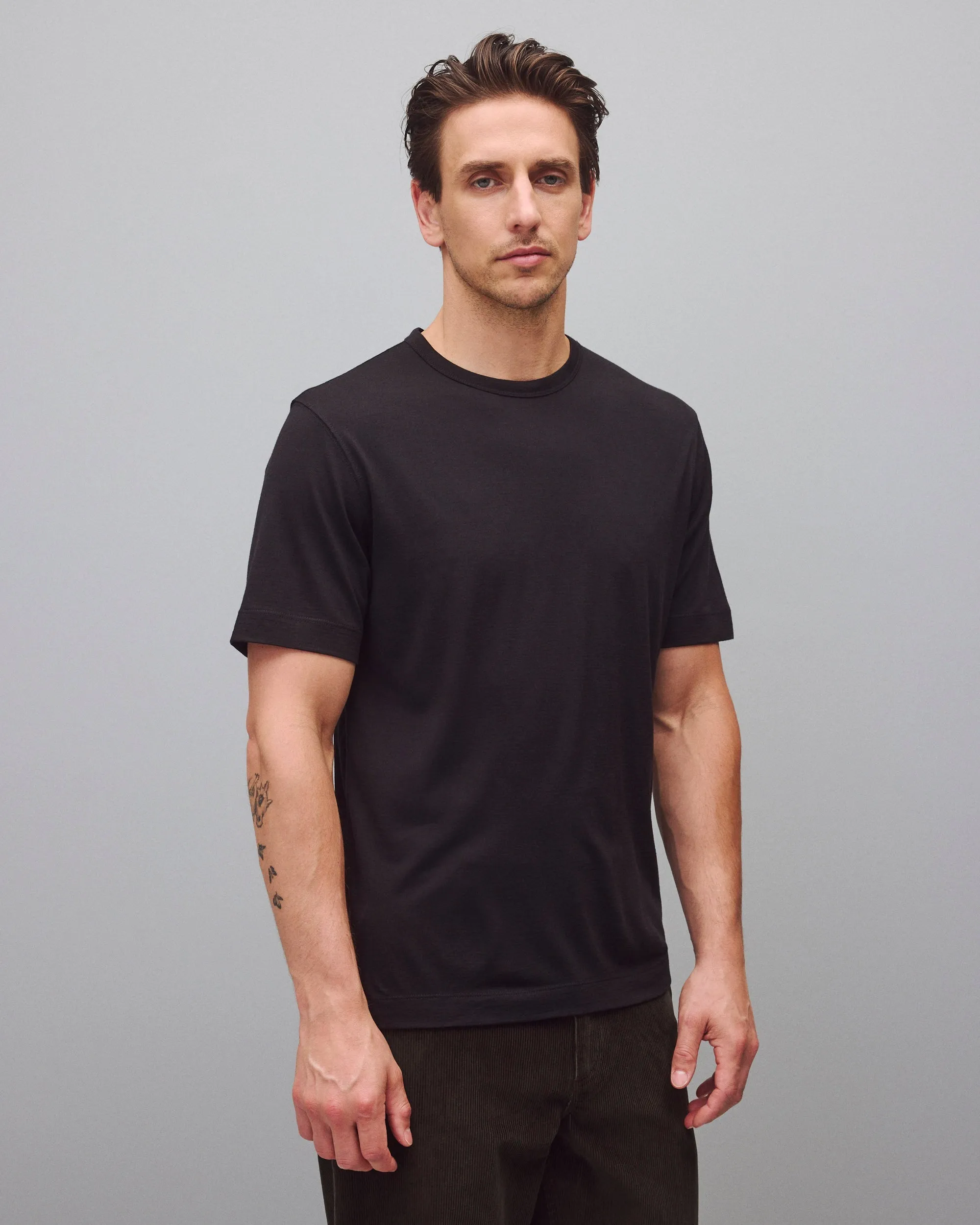 Merino Jersey Vista Standard T-Shirt sold by Reigning Champ product image thumbnail 2