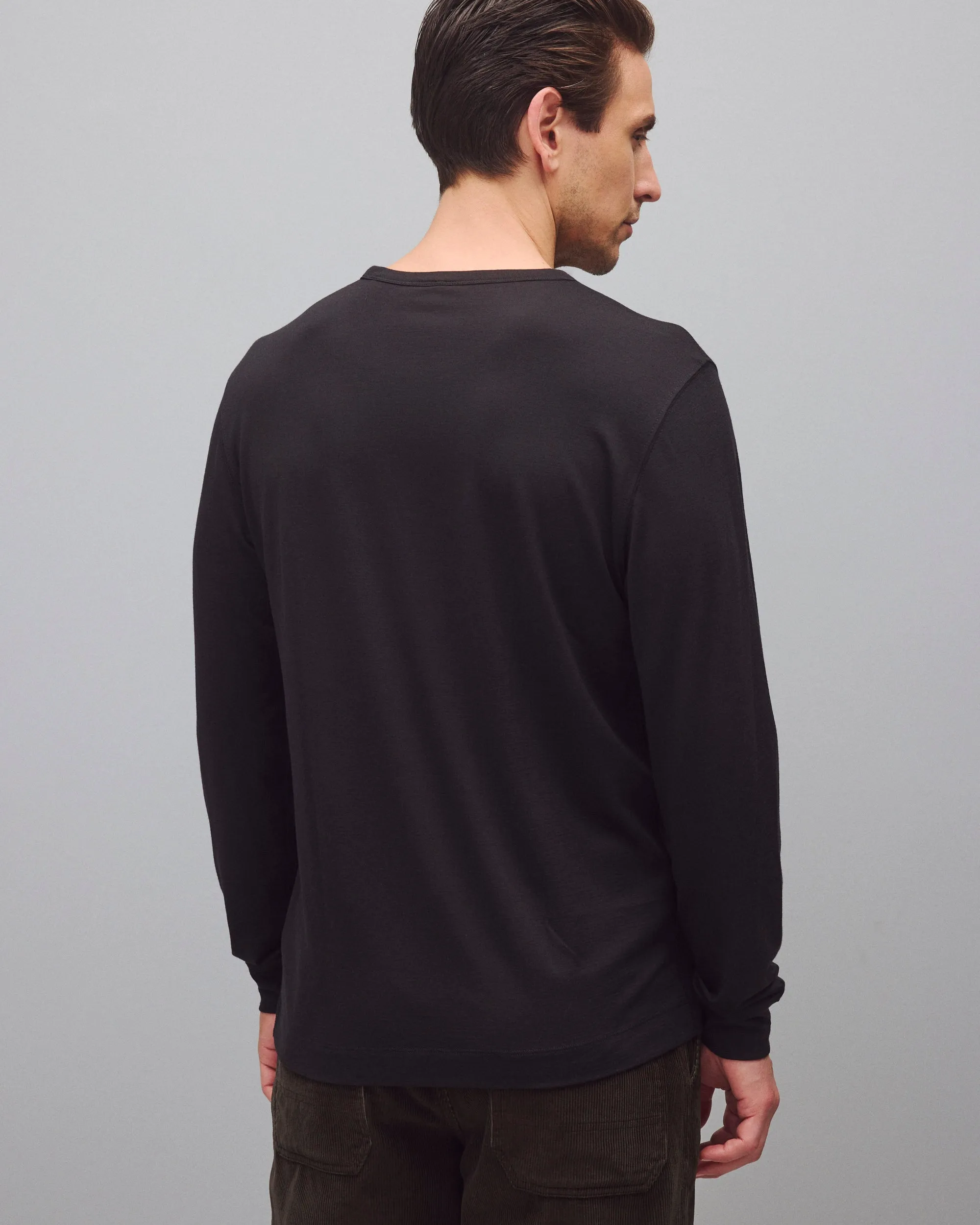 Merino Jersey Vista Standard Long Sleeve sold by Reigning Champ product image thumbnail 5