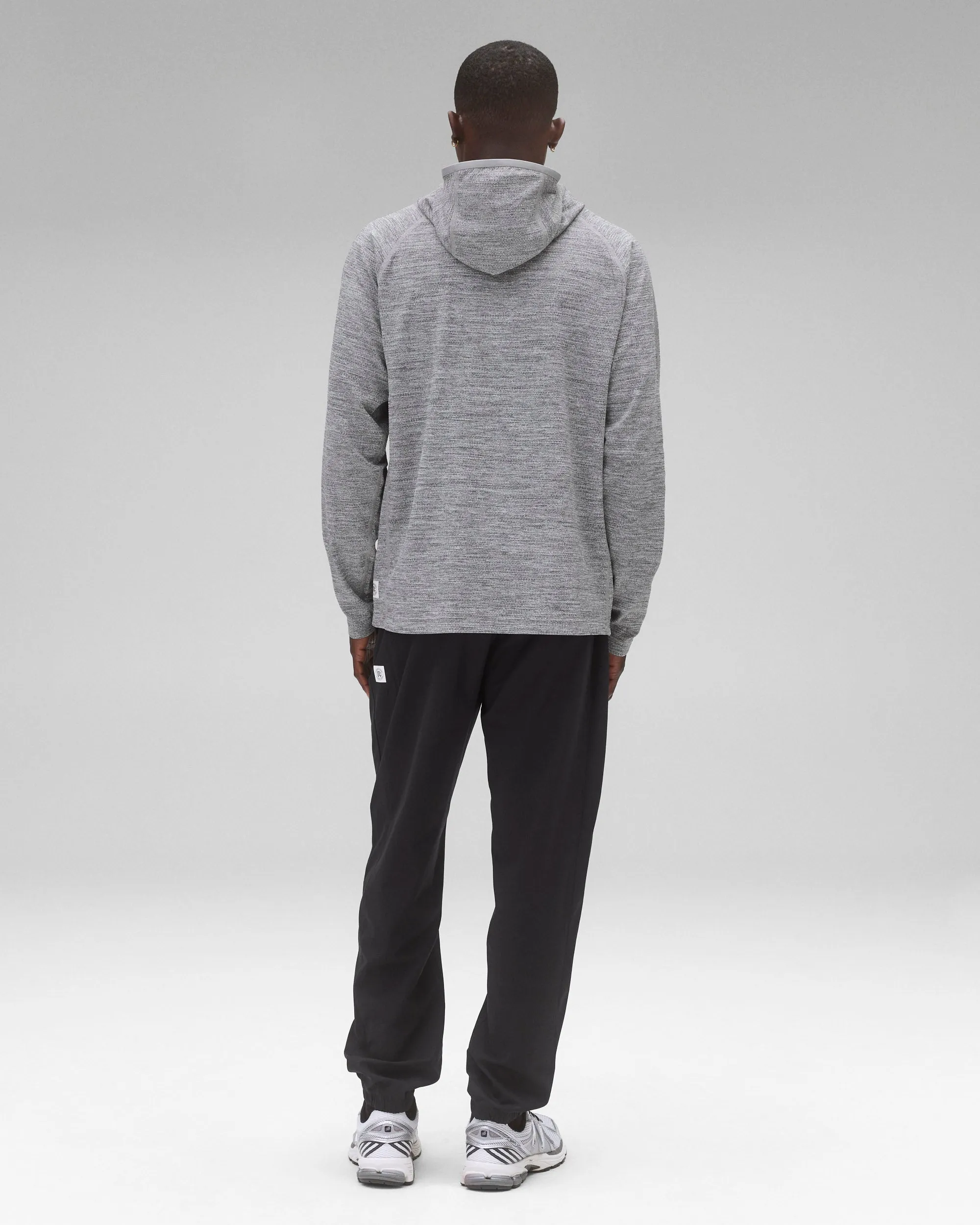 Solotex Mesh Tiebreak Standard Quarter Zip Hoodie sold by Reigning Champ product image thumbnail 5