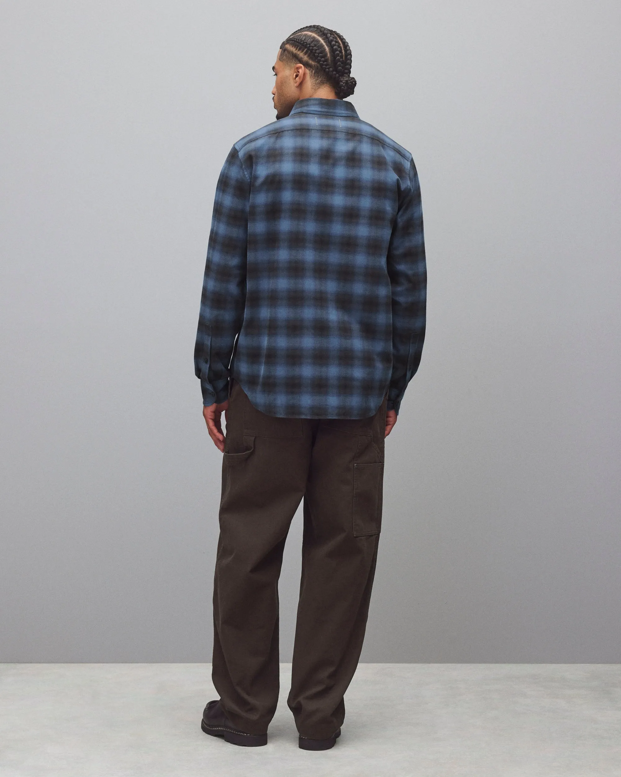 Cotton Plaid Site Standard Shirt sold by Reigning Champ product image thumbnail 5